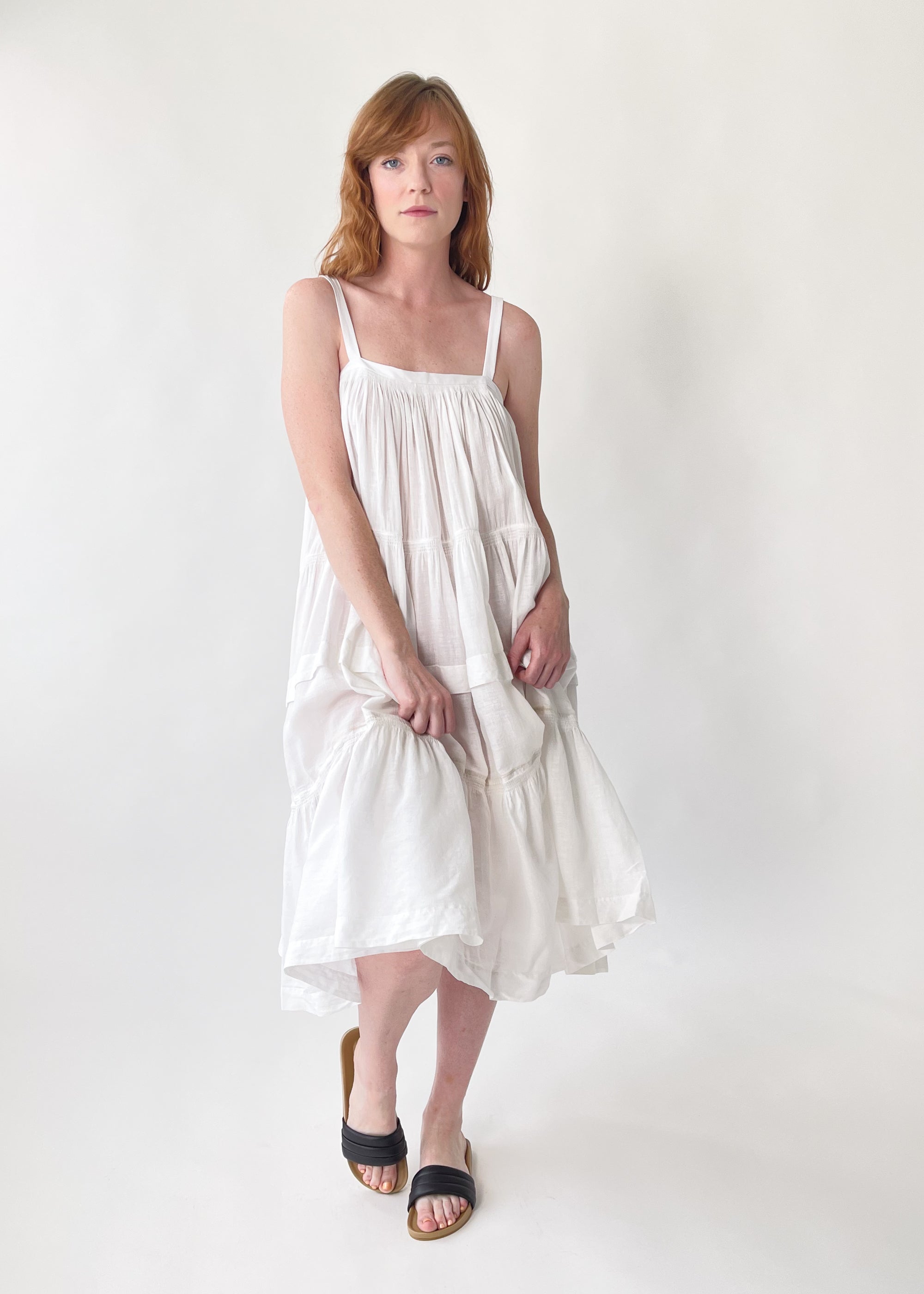 Reworked Antique Cotton Dress