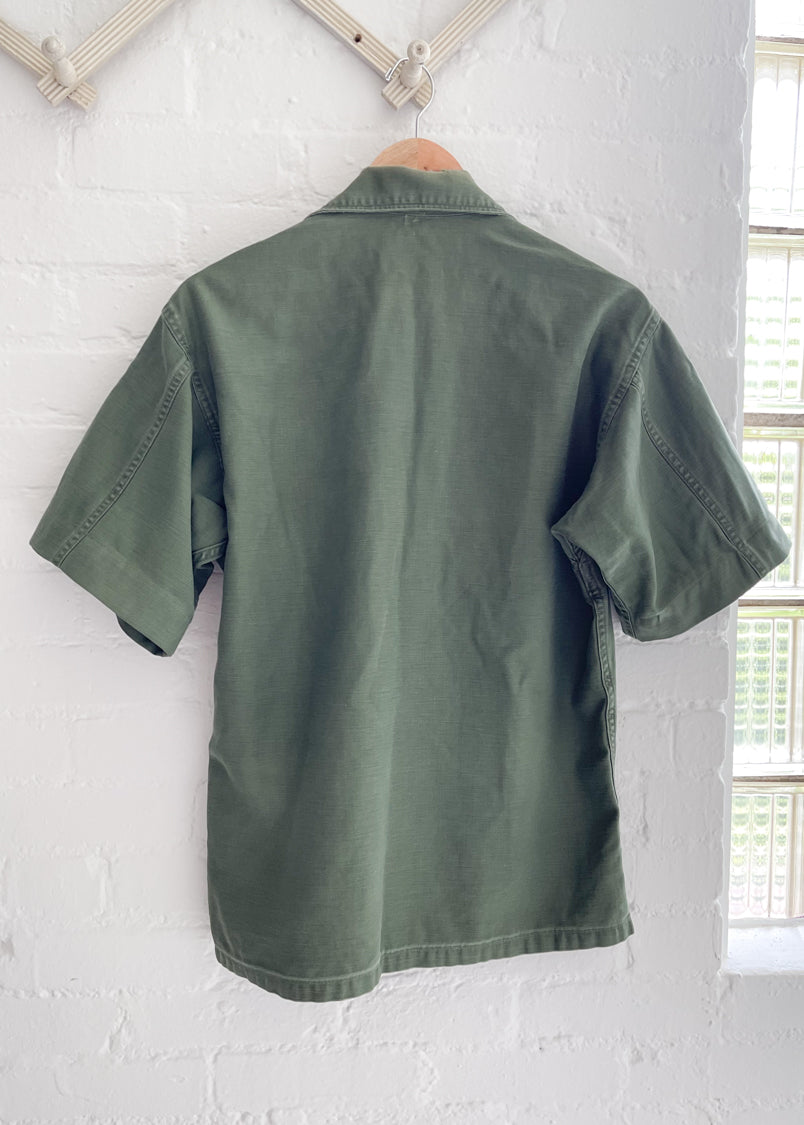 Vintage 1960s Short Sleeve Army Jacket