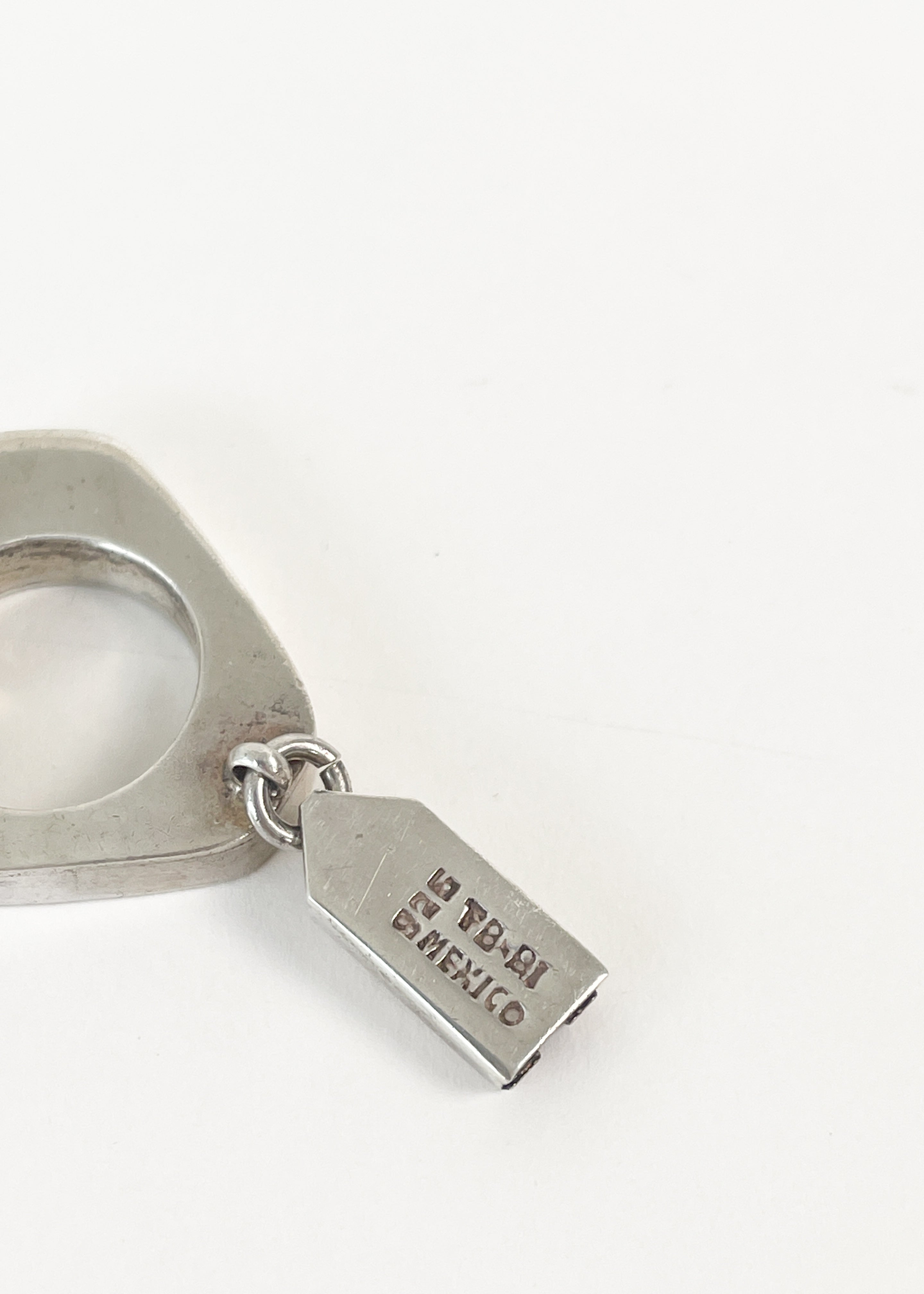 Vintage Sterling Triangle Links Bracelet