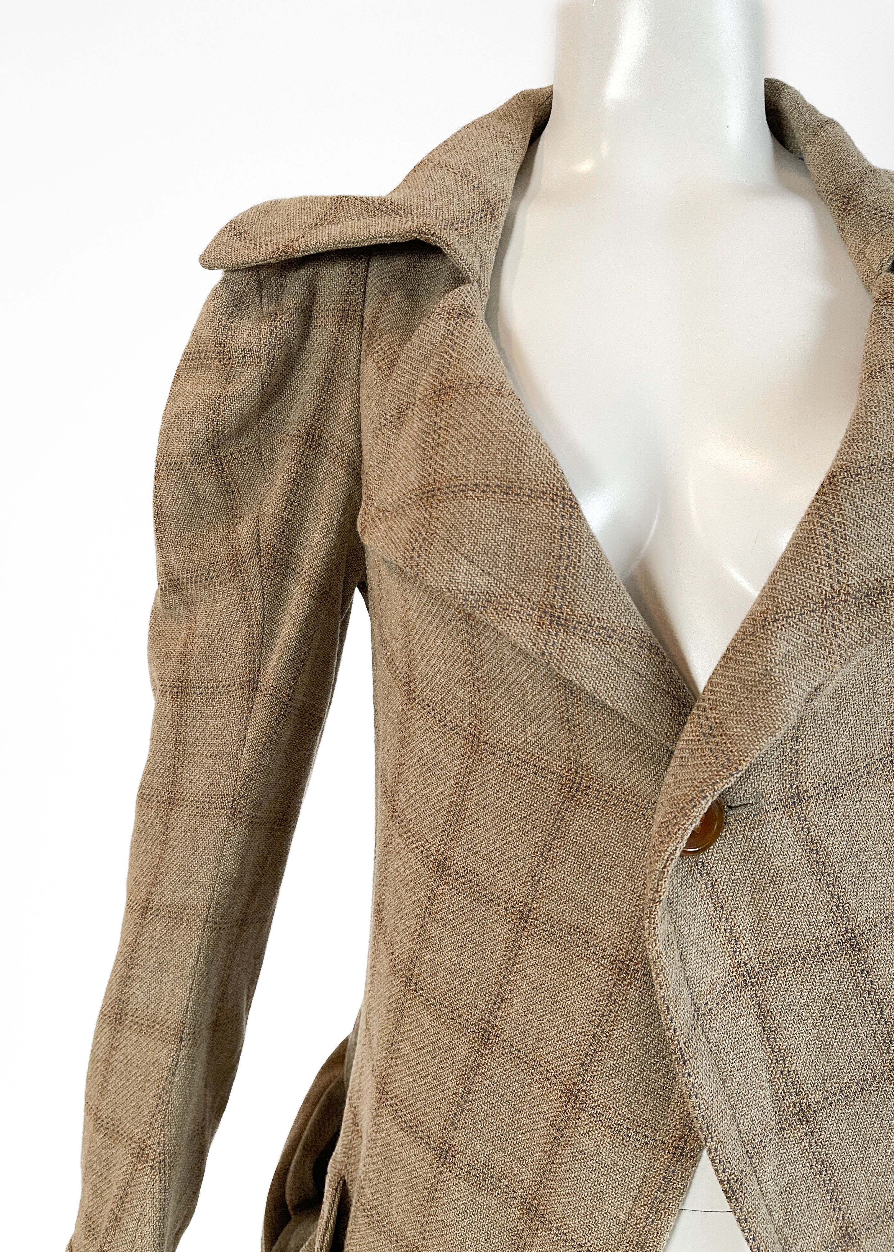 Vivienne Westwood Plaid "Pirate" Coat