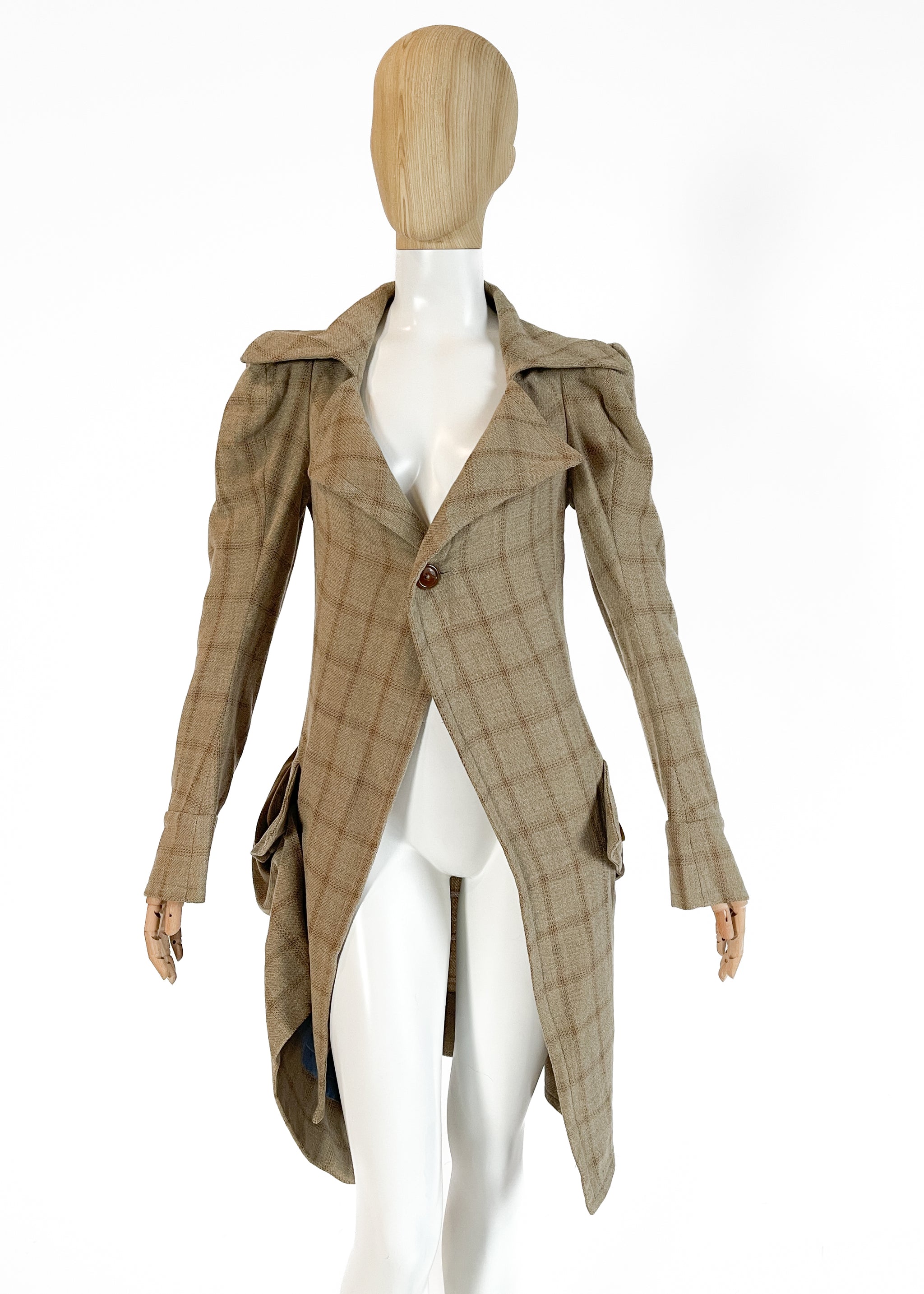 Vivienne Westwood Plaid "Pirate" Coat