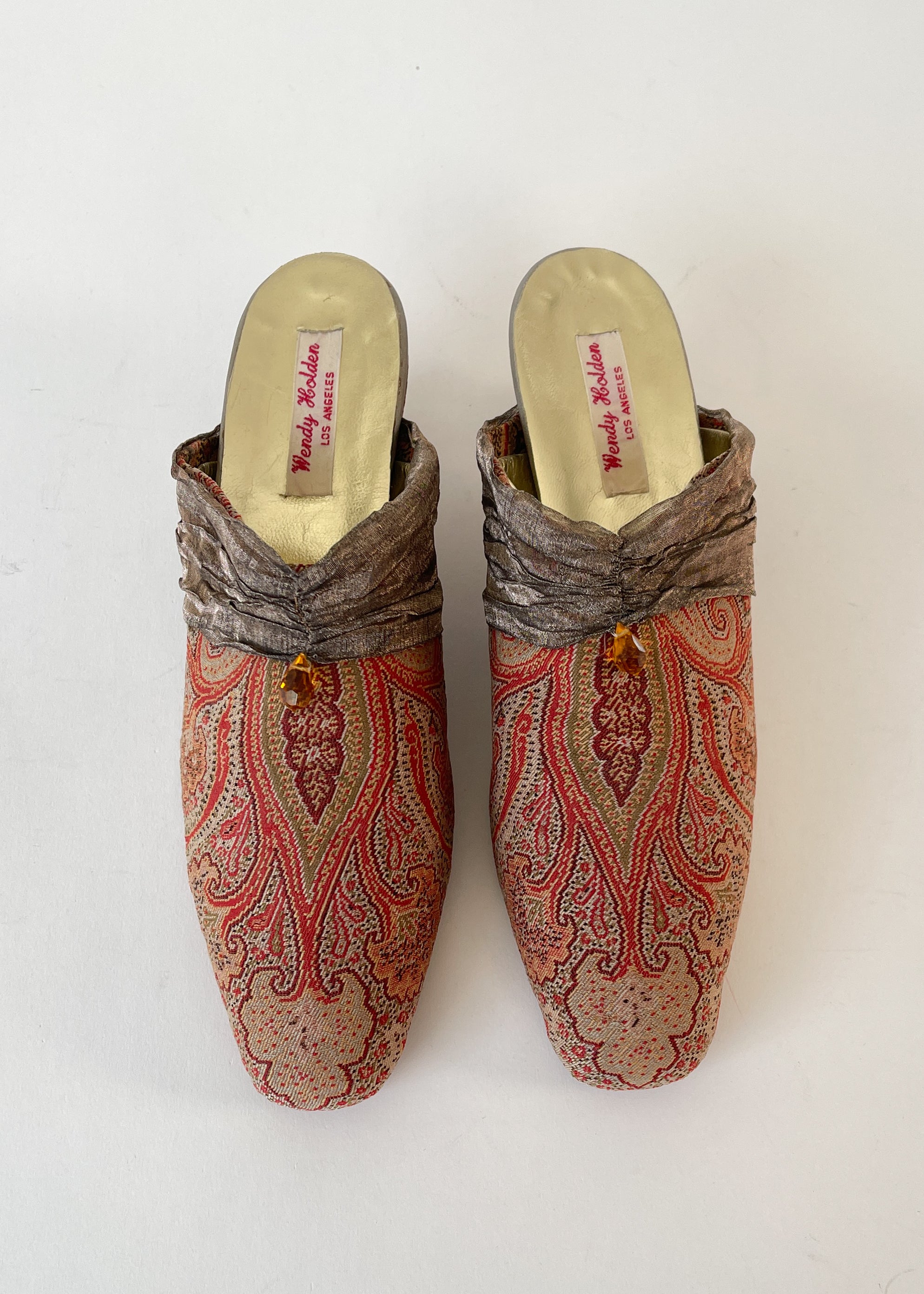 Vintage Handmade Kitten Heel Shoes