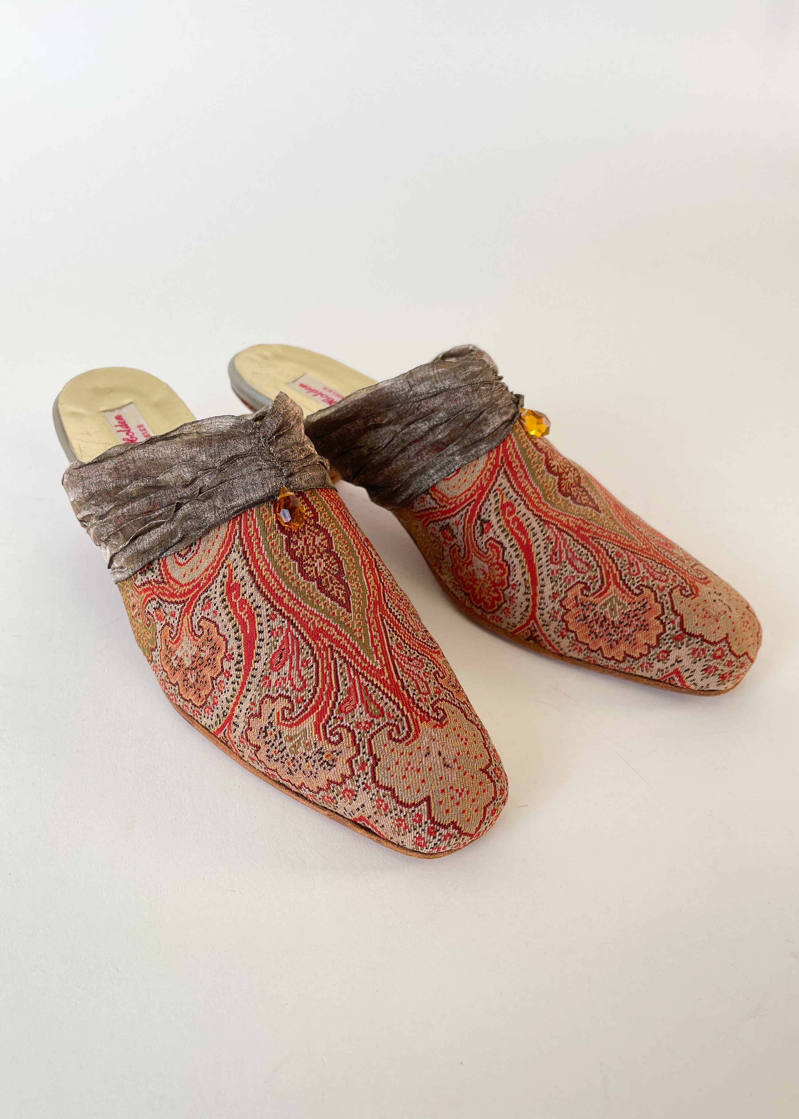 Vintage Handmade Kitten Heel Shoes
