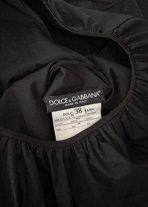 Dolce & Gabbana Black Tent Dress