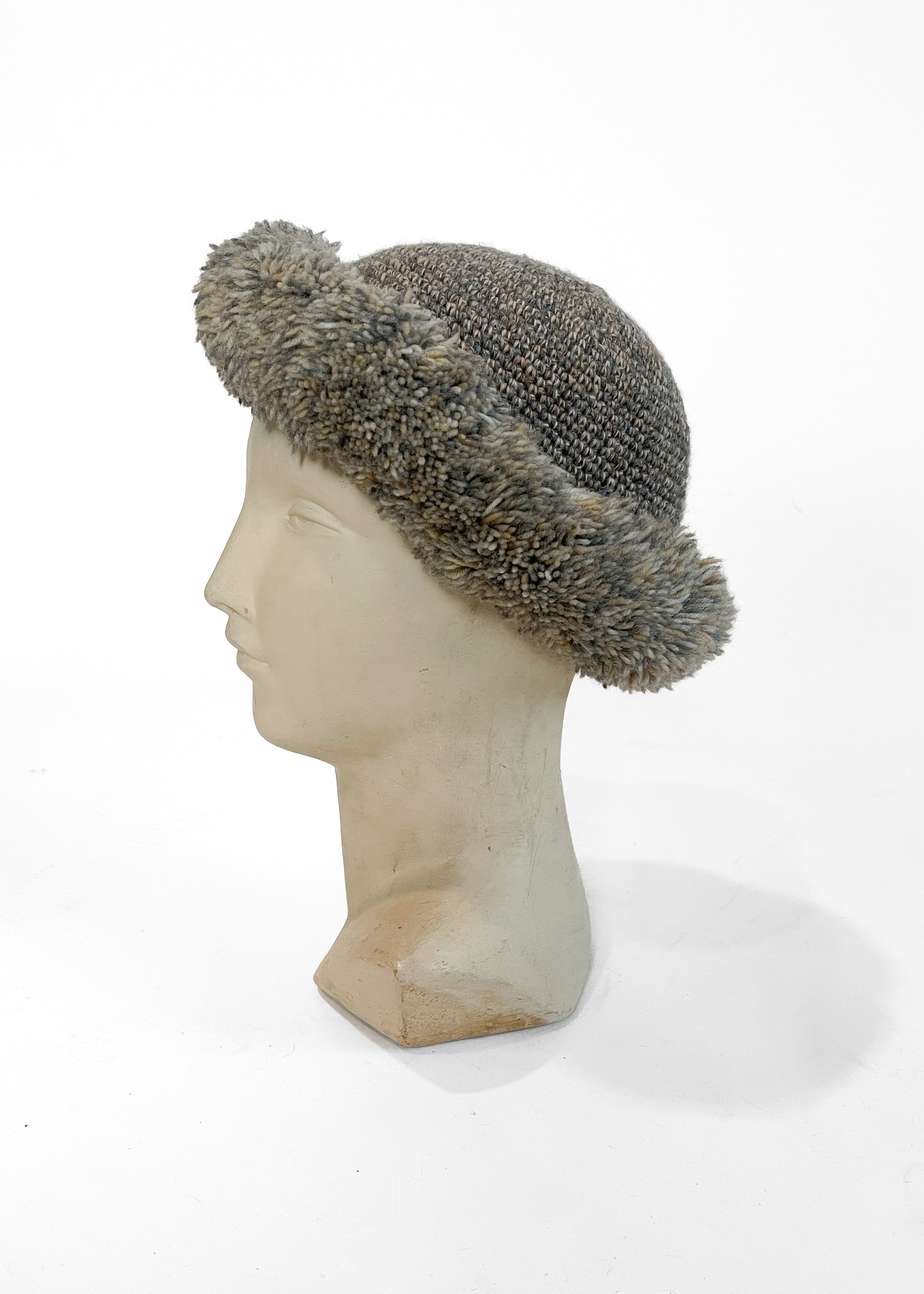 Yves Saint Laurent Fringe Knit Hat 1976 Russian Collection