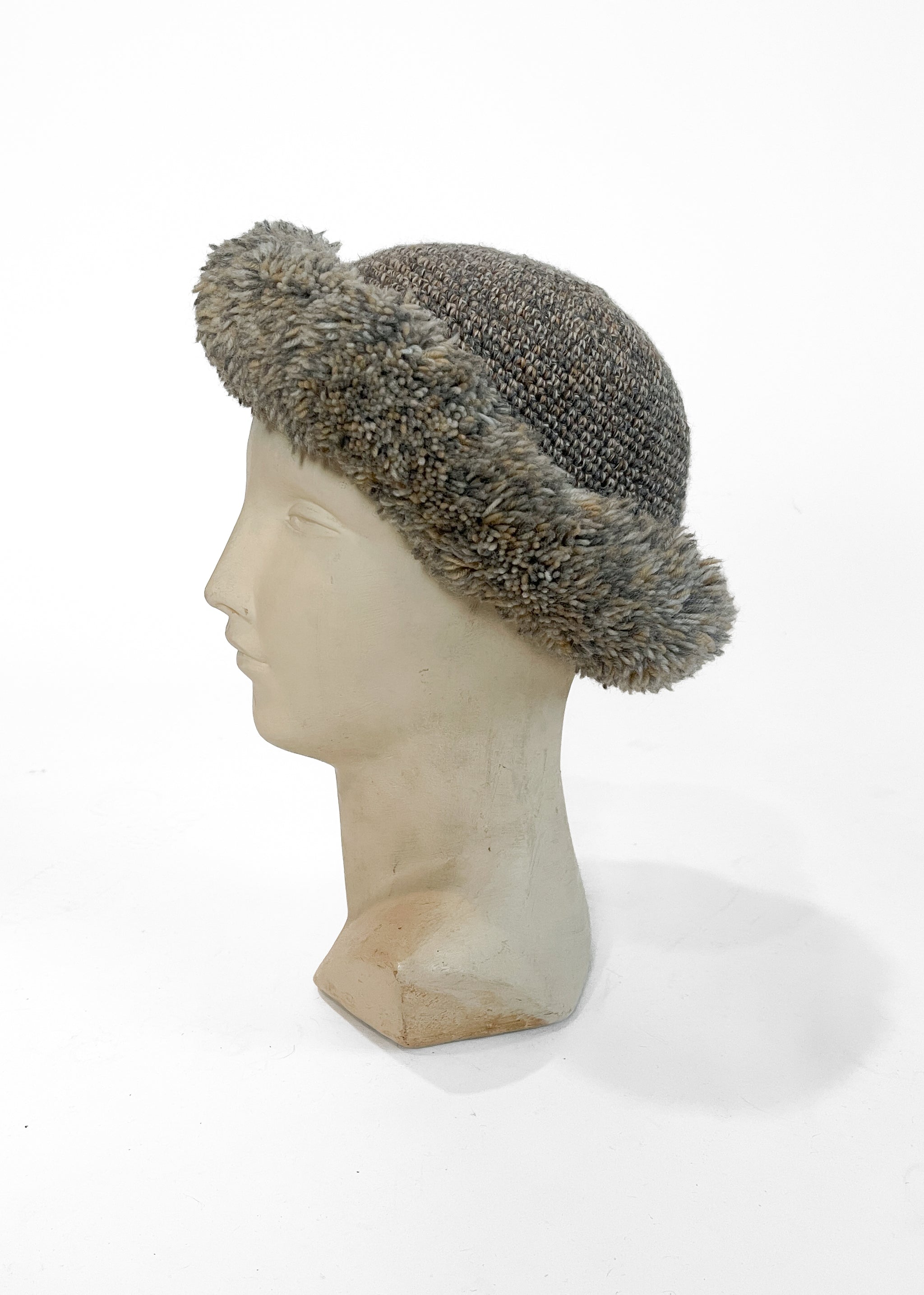 Yves Saint Laurent Fringe Knit Hat 1976 Russian Collection