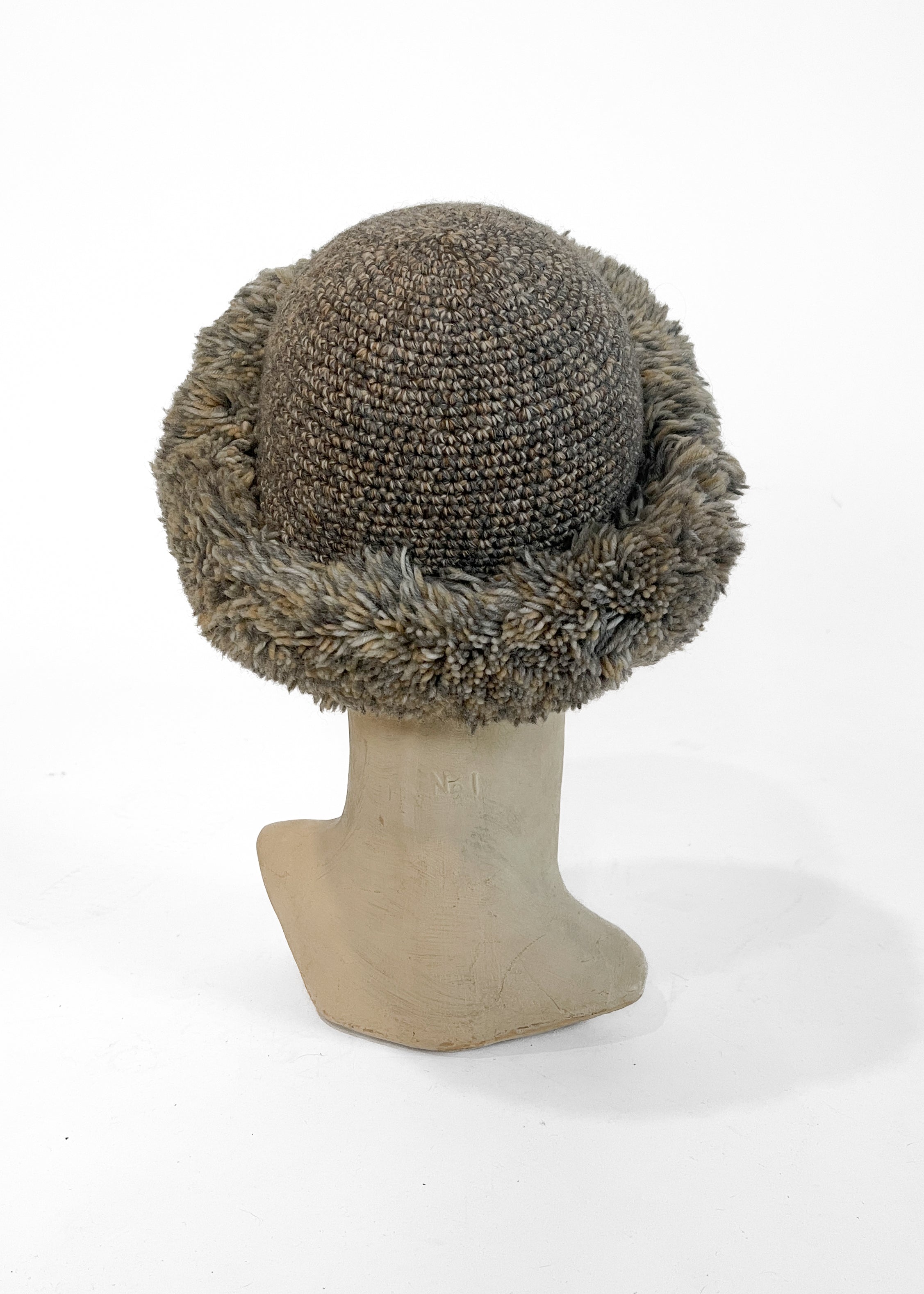 Yves Saint Laurent Fringe Knit Hat 1976 Russian Collection
