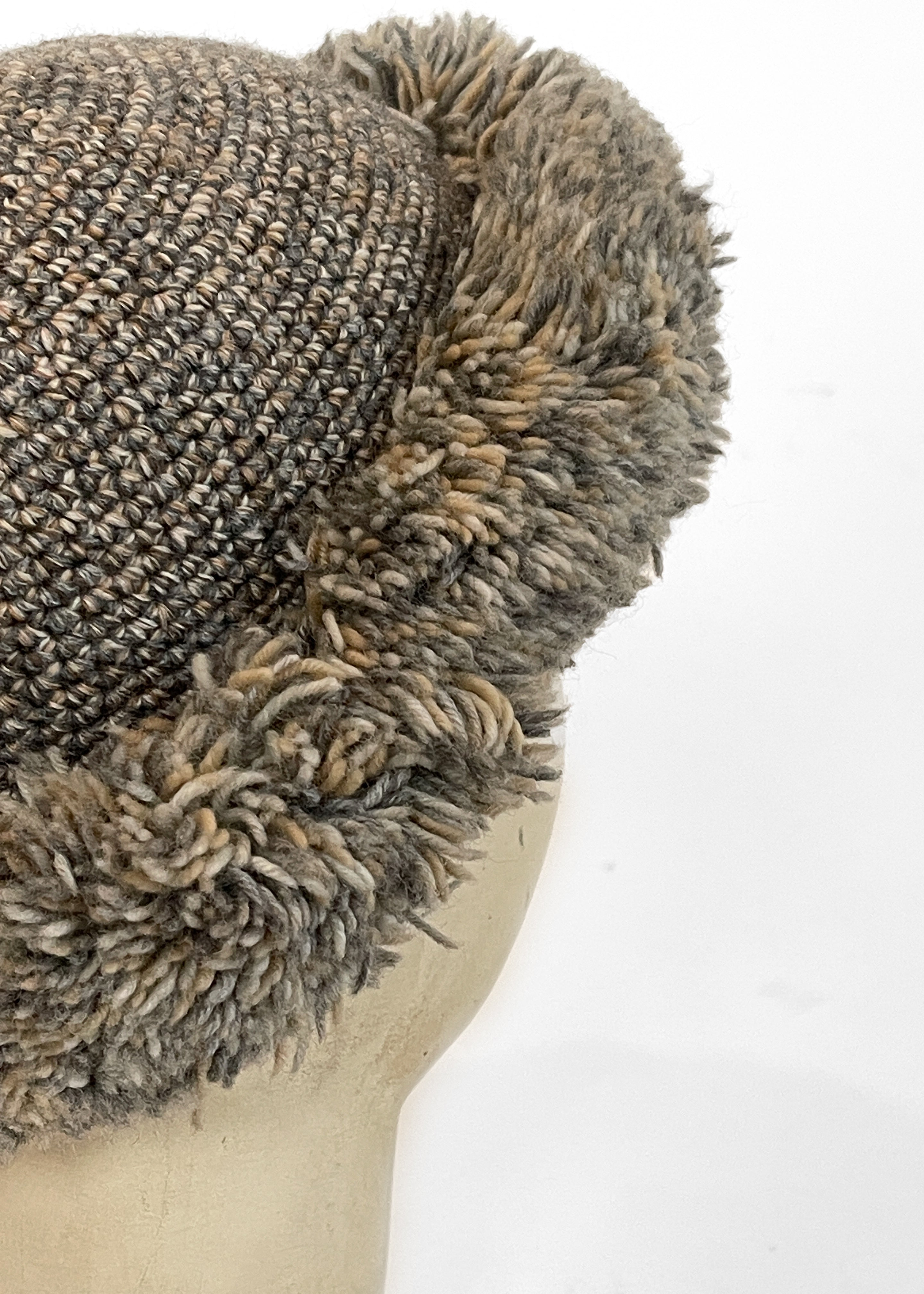 Yves Saint Laurent Fringe Knit Hat 1976 Russian Collection