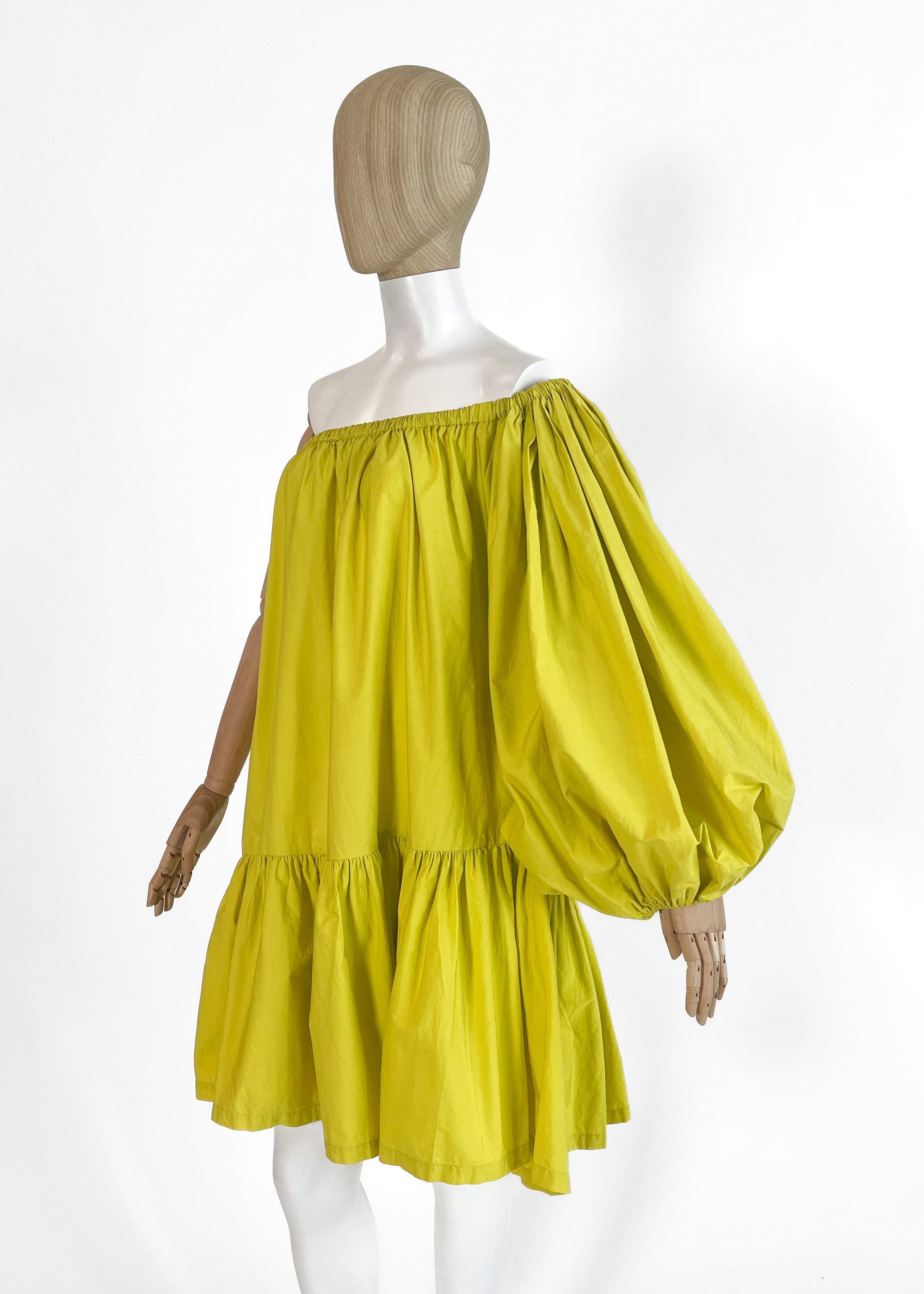 Yves Saint Laurent One-Shoulder Mini Dress Spring 1991