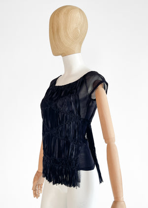 Yves Saint Laurent Tom Ford 2001 Ribbon Top