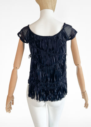 Yves Saint Laurent Tom Ford 2001 Ribbon Top