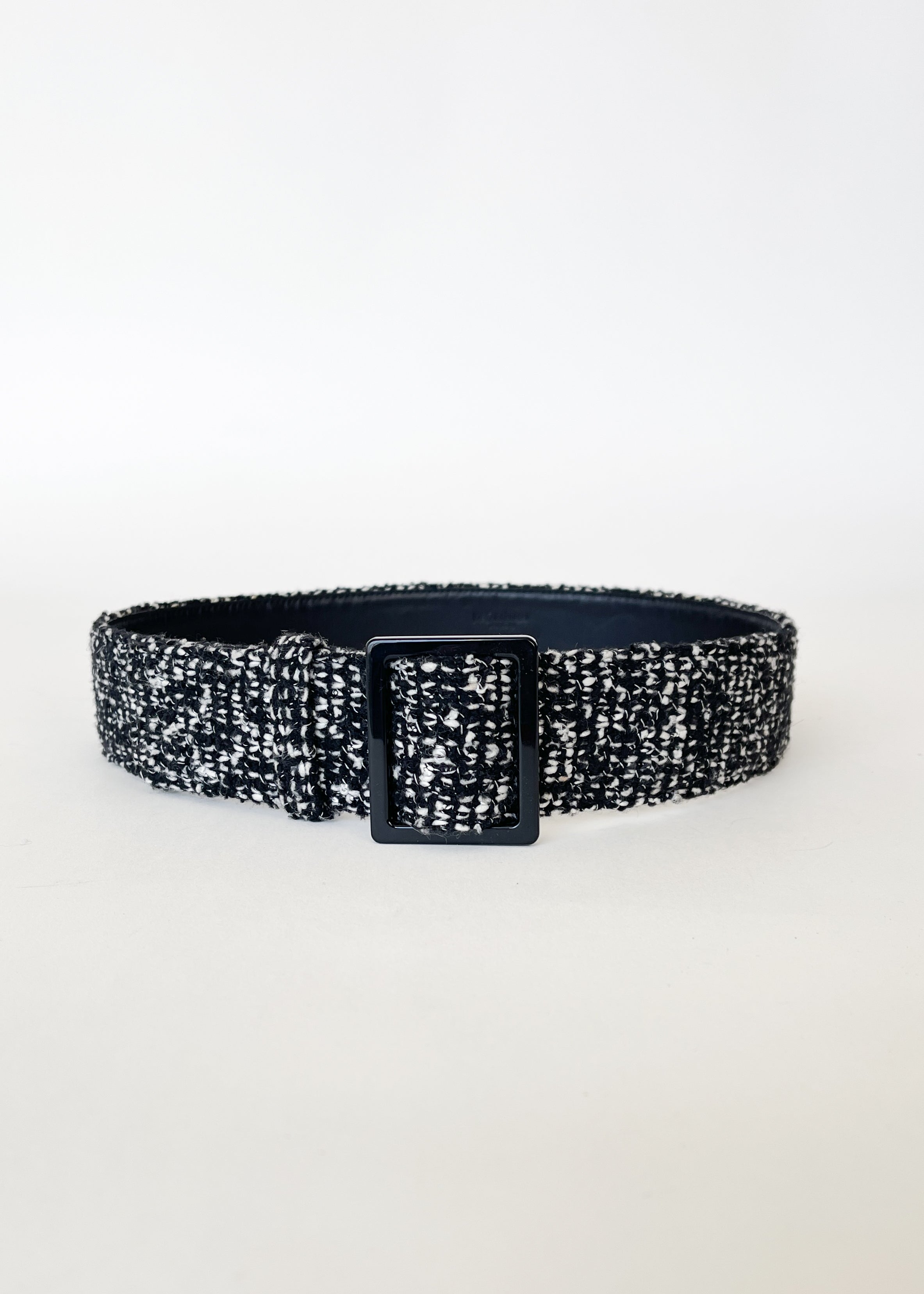 Vintage Yves Saint Laurent Tweed Belt