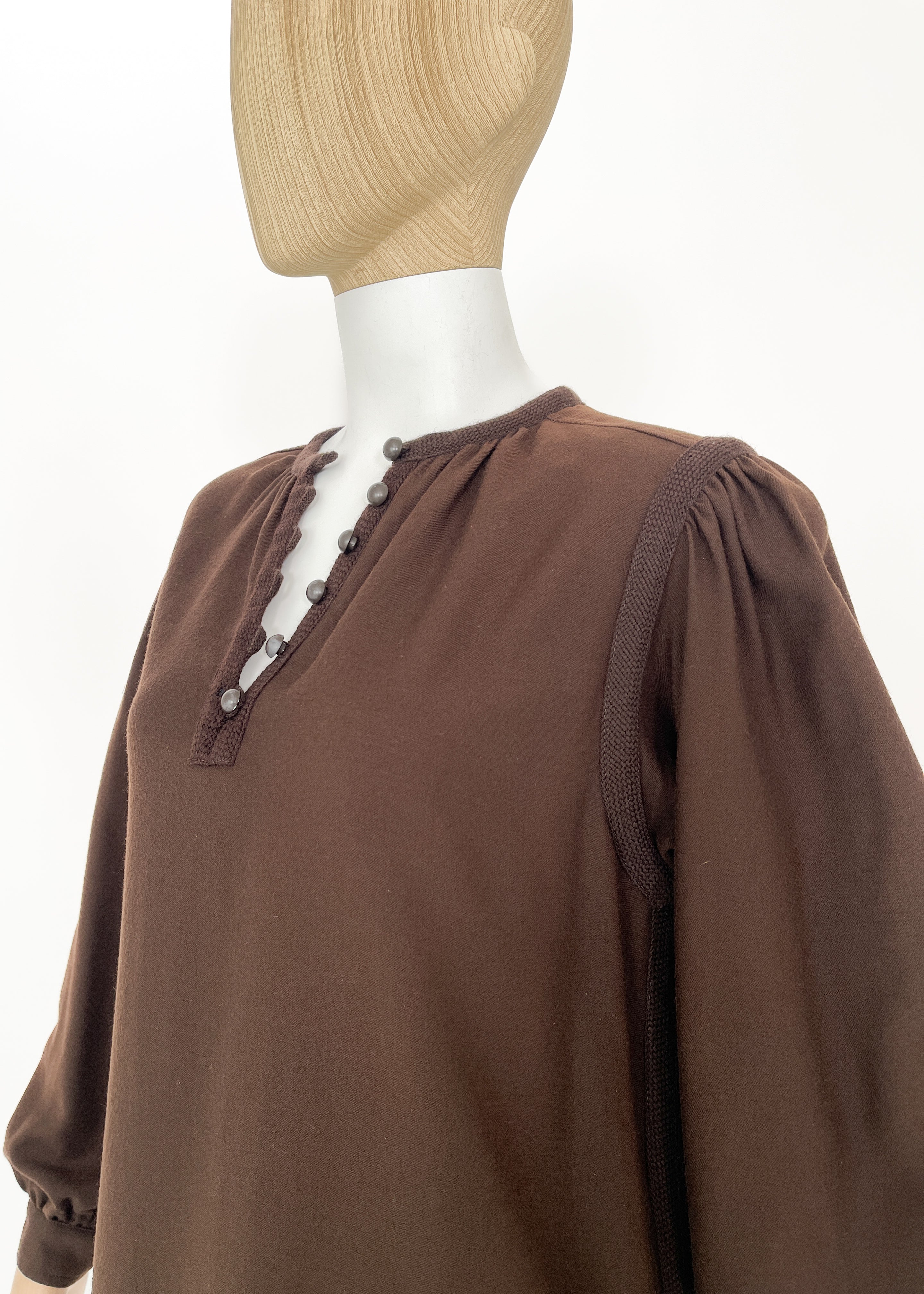 Vintage 1976 Yves Saint Laurent Russian Collection Dress
