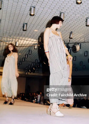 1976 Yves Saint Laurent Cotton Tent Dress Sundress
