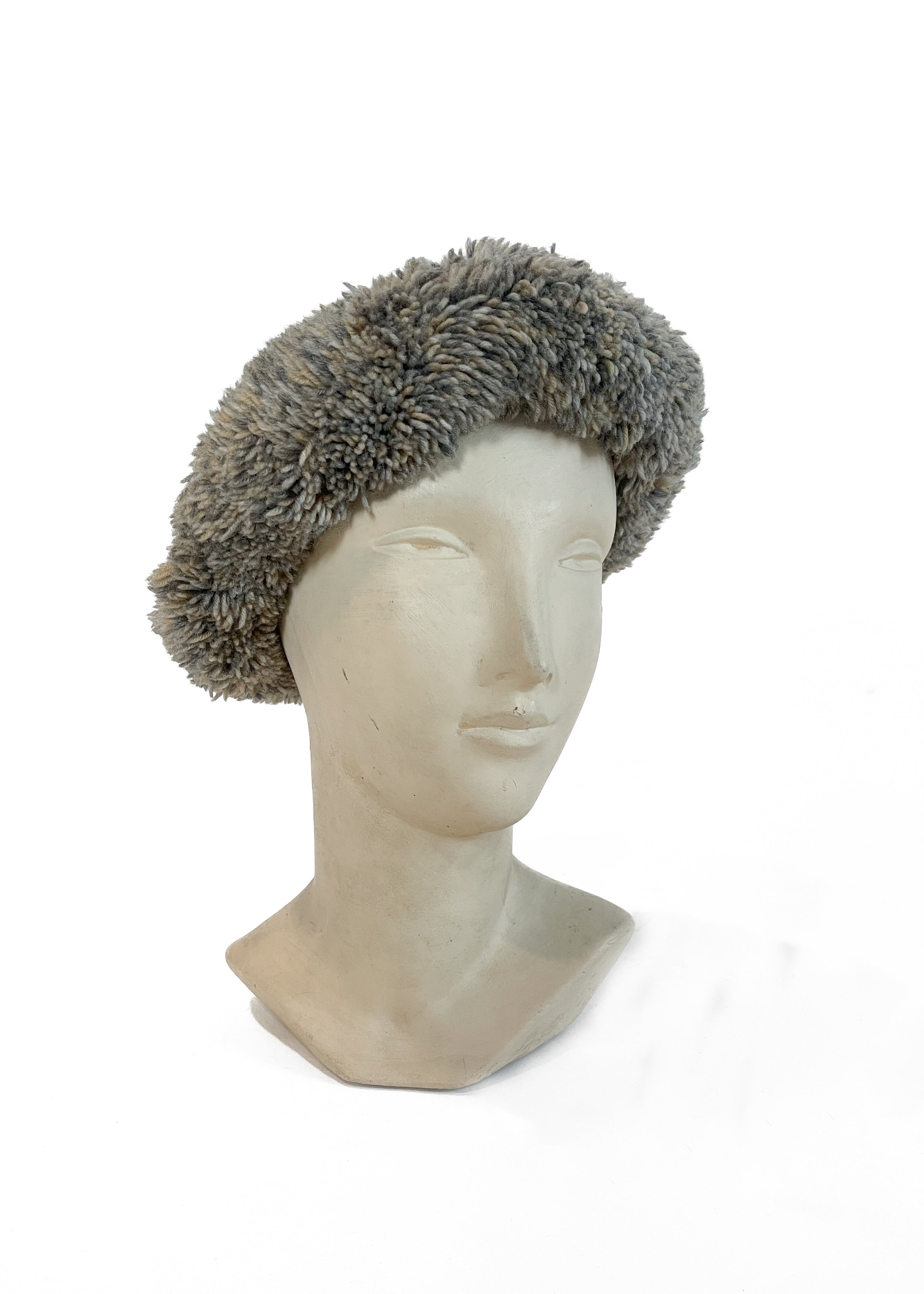 Yves Saint Laurent Fringe Knit Hat 1976 Russian Collection