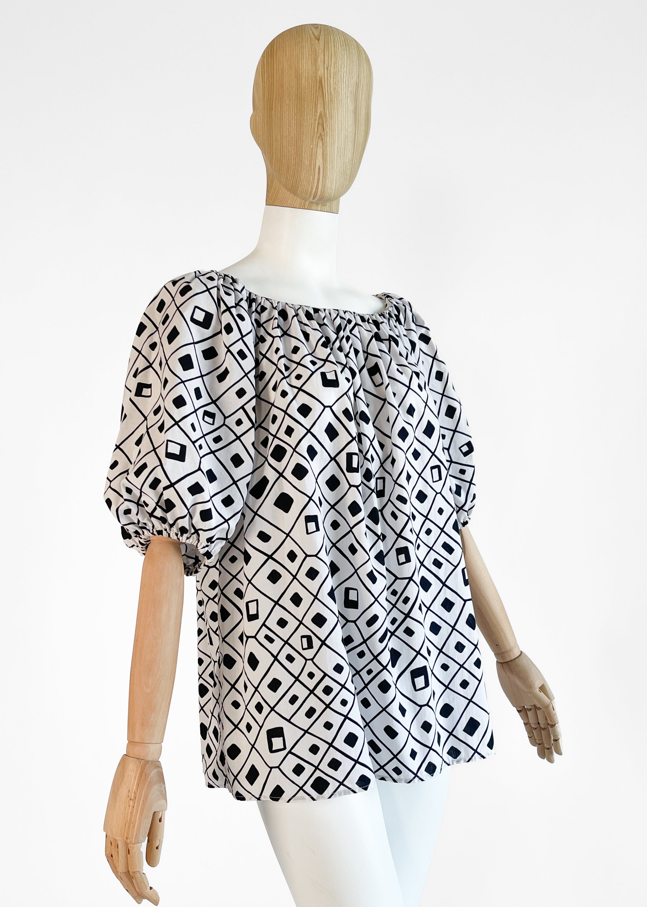 Vintage Yves Saint Laurent Graphic Cotton Shirt