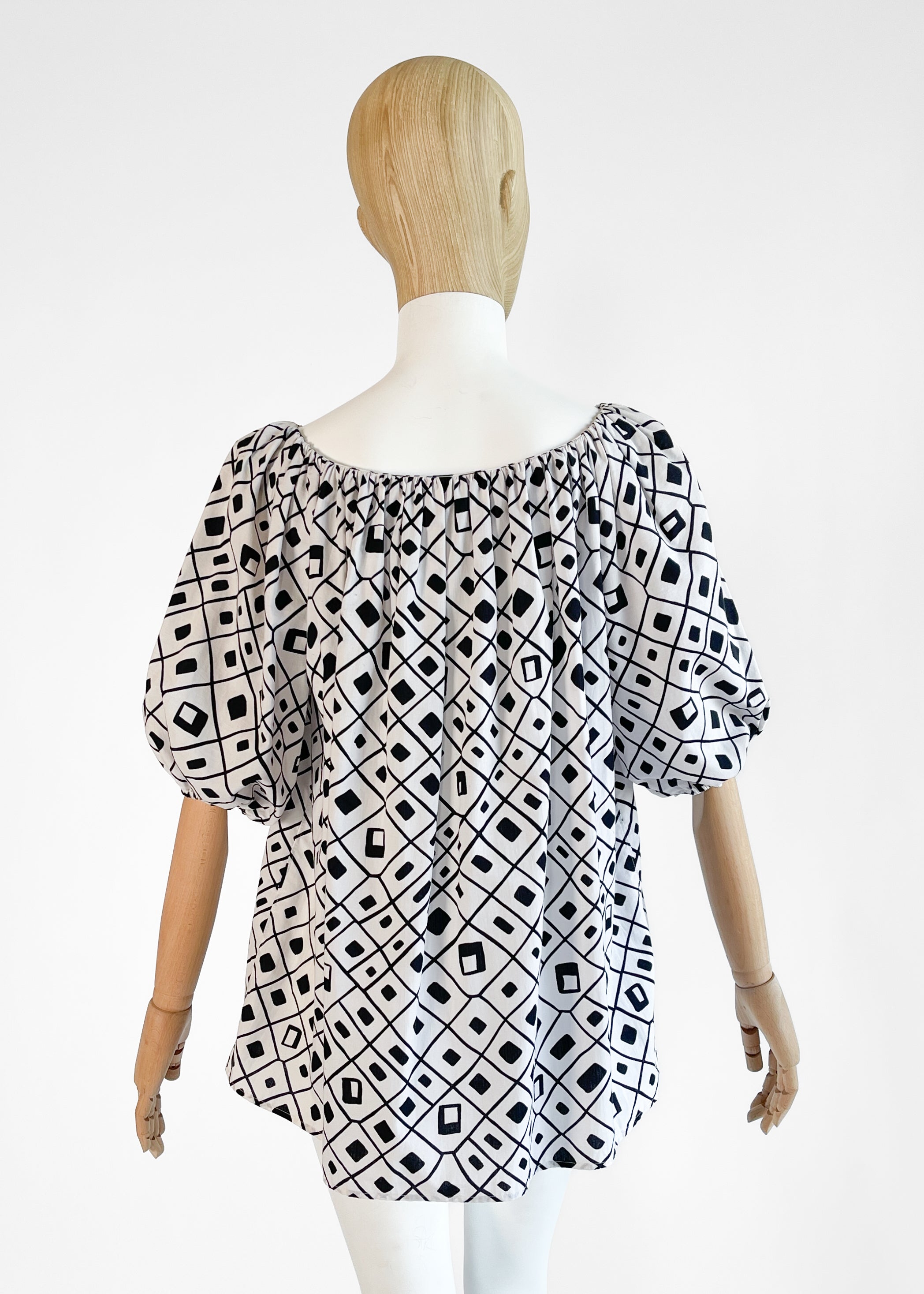 Vintage Yves Saint Laurent Graphic Cotton Shirt
