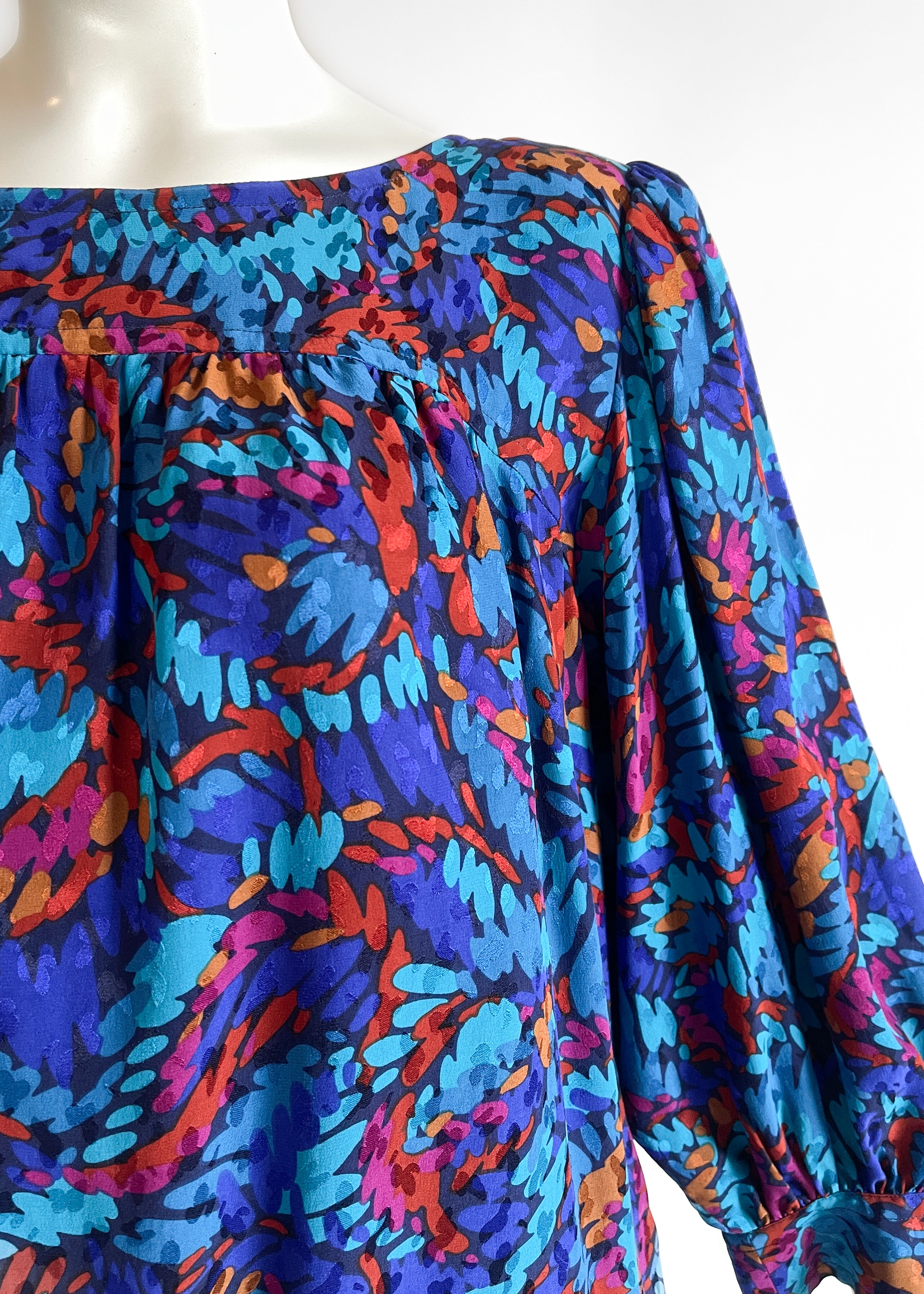 Vintage Yves Saint Laurent Silk Dress