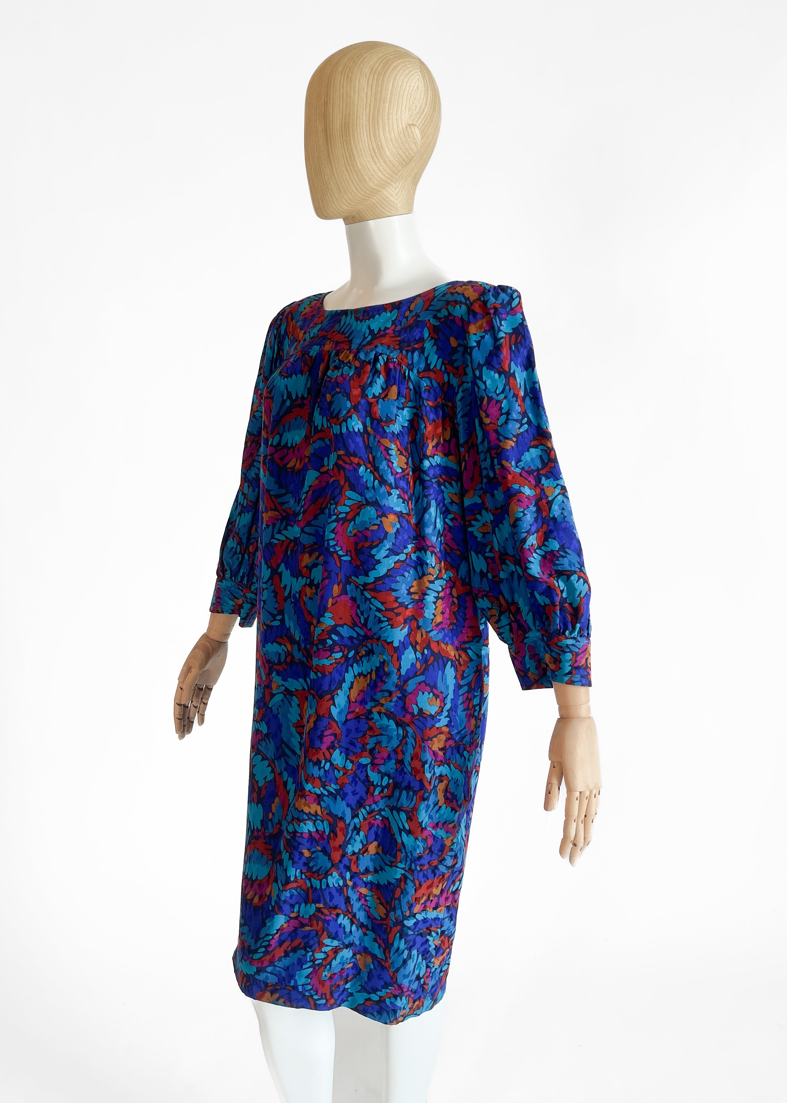 Vintage Yves Saint Laurent Silk Dress