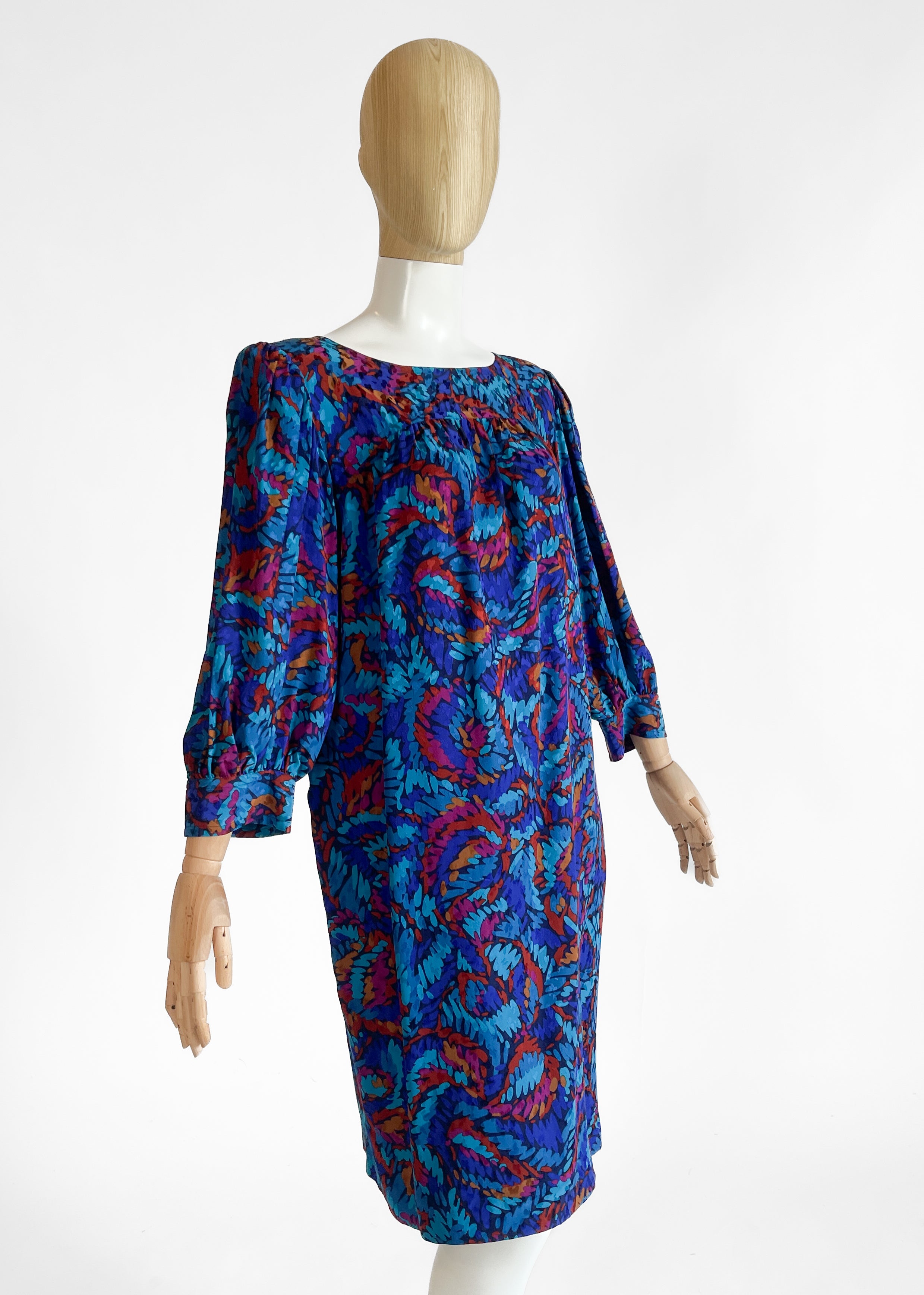 Vintage Yves Saint Laurent Silk Dress
