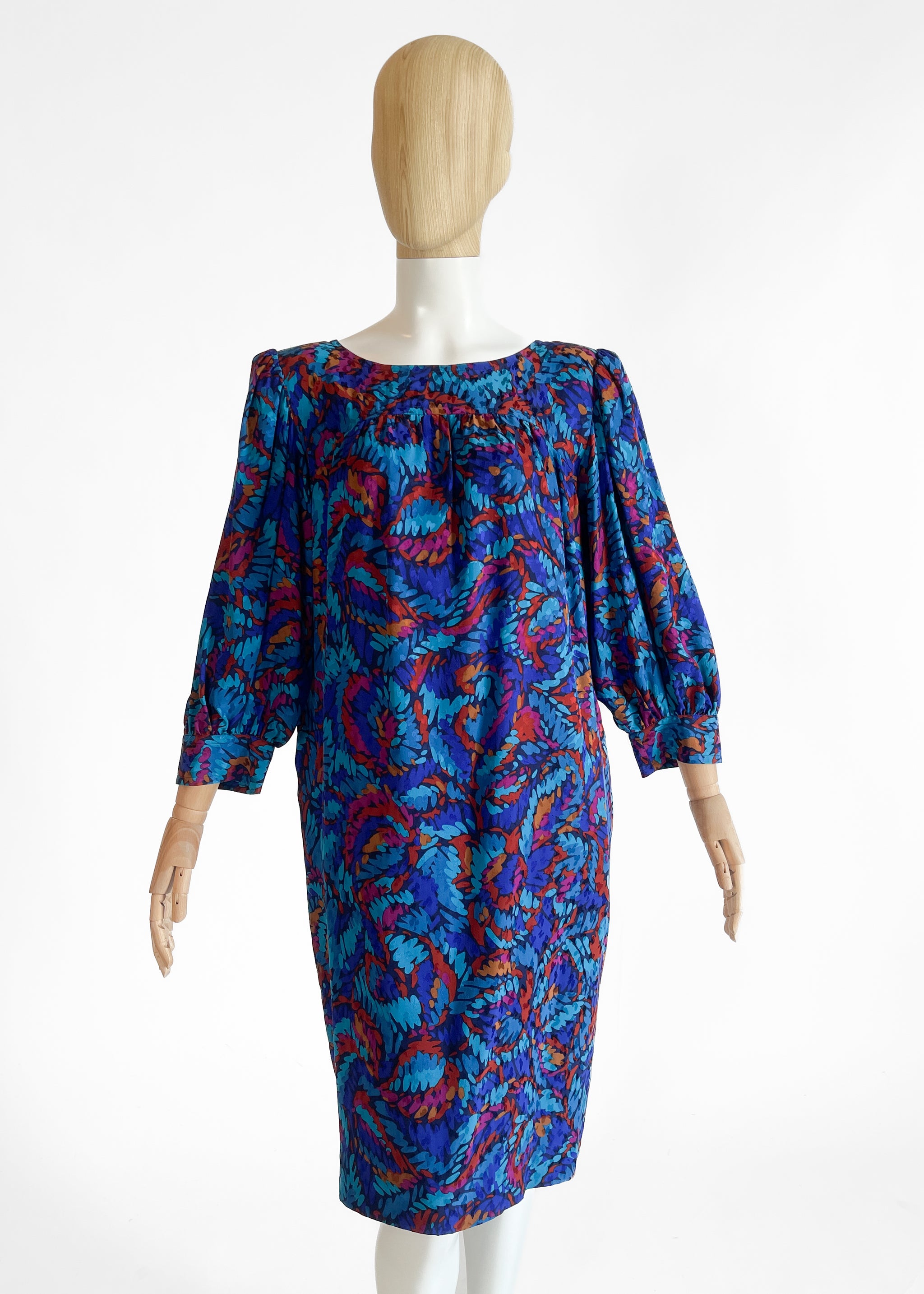 Vintage Yves Saint Laurent Silk Dress