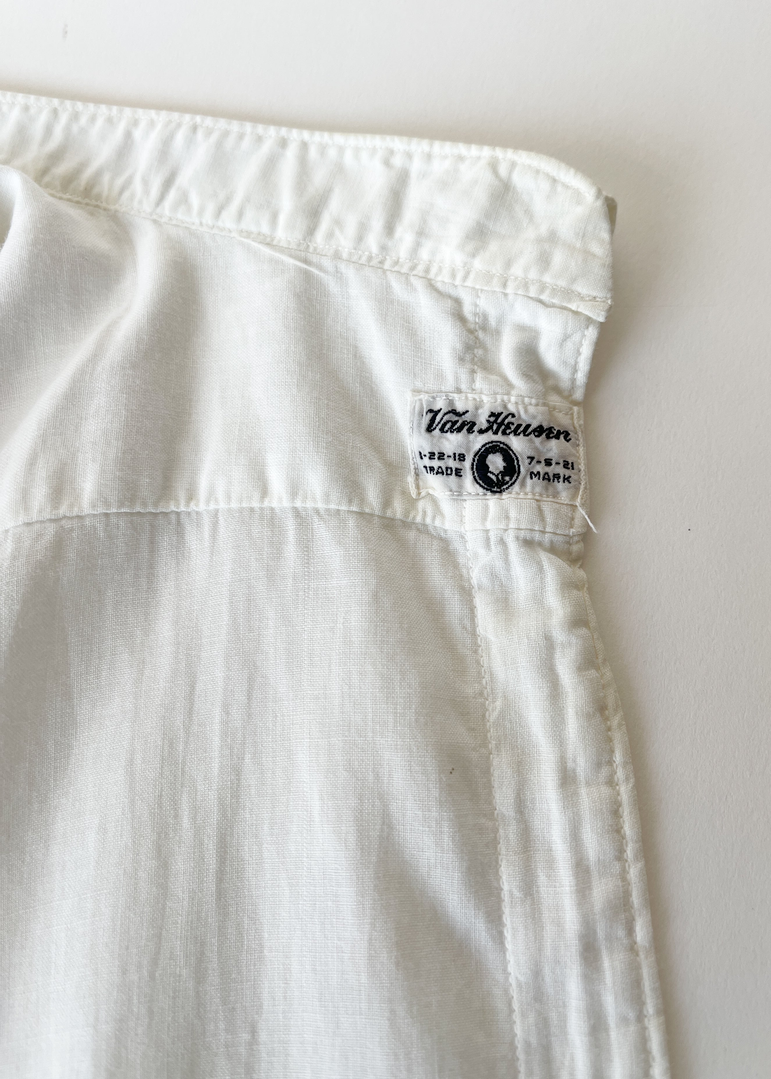 Antique Menswear Open-Back Tuxedo Shirt