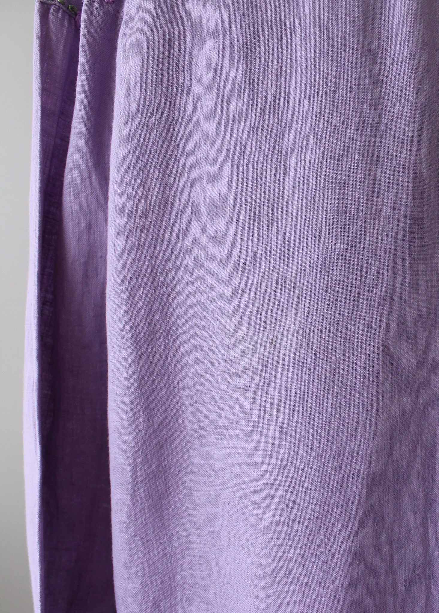 Vintage 1930s Lavender Linen and Lace Dress and Jacket