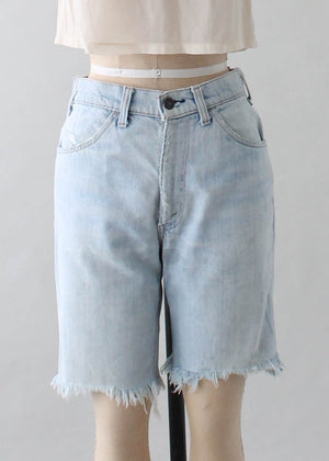 Vintage 1970s Levis Faded Jeans Shorts