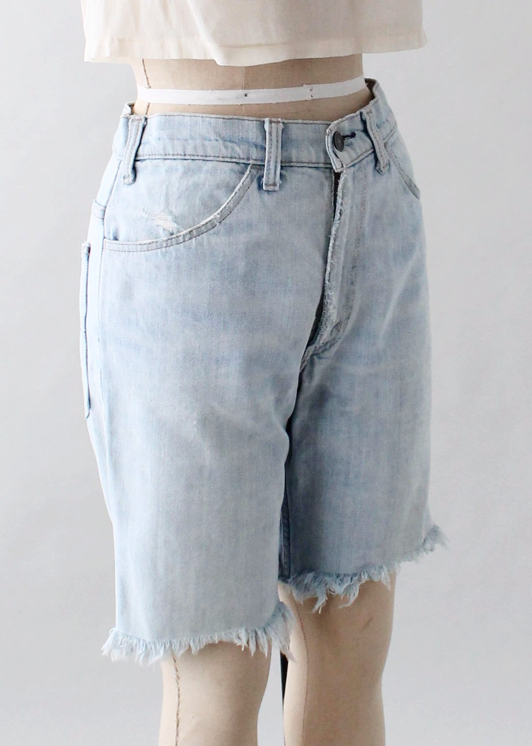 Vintage 1970s Levis Faded Jeans Shorts