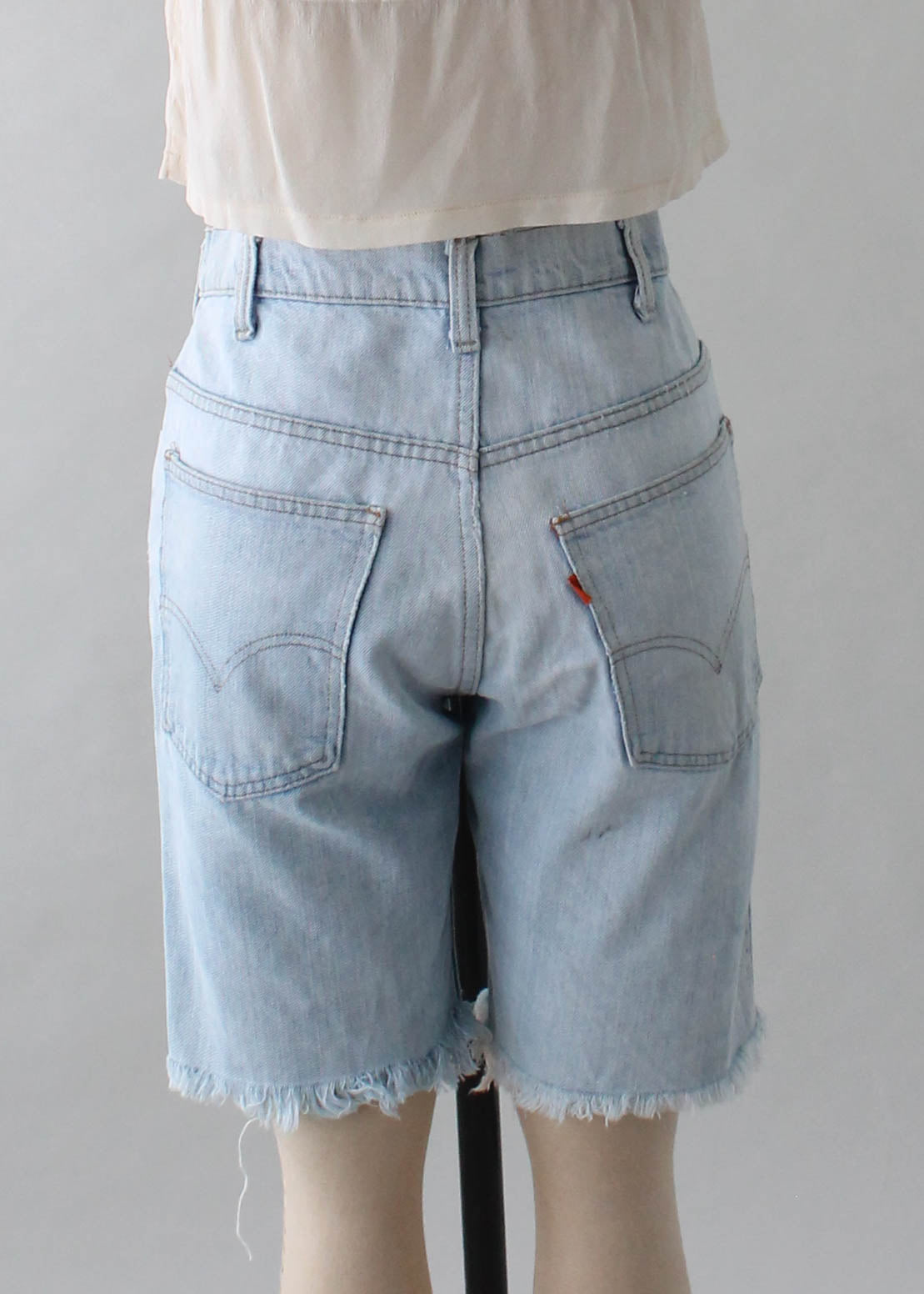 Vintage 1970s Levis Faded Jeans Shorts