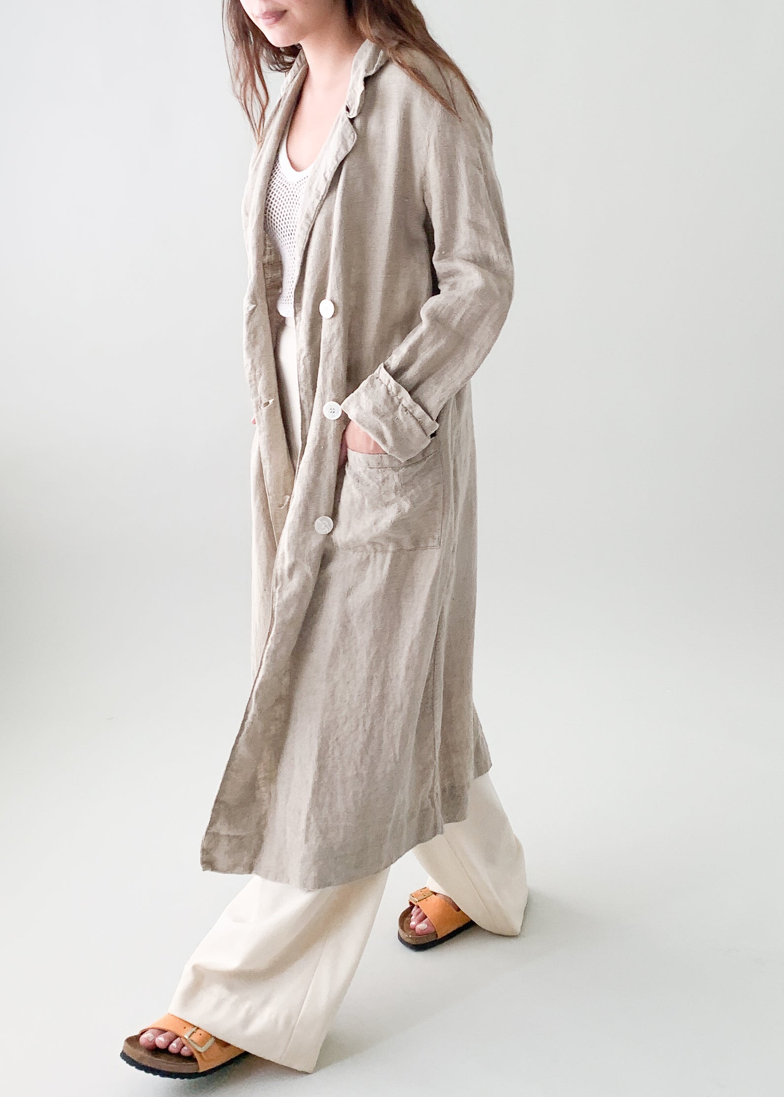 Vintage 1910s Linen Motoring Duster Coat - Raleigh Vintage