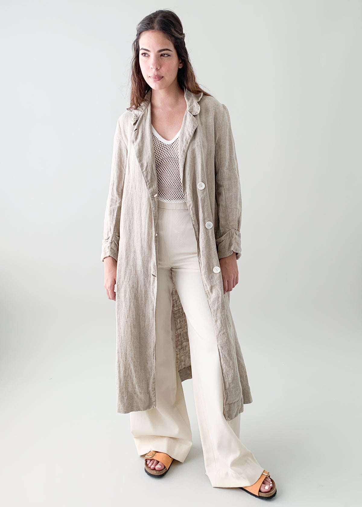 Vintage 1910s Linen Motoring Duster Coat - Raleigh Vintage