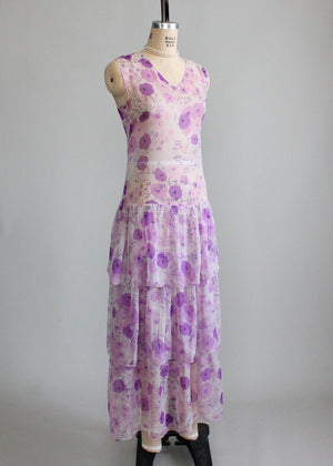 1920s Summer Lawn Party Dress