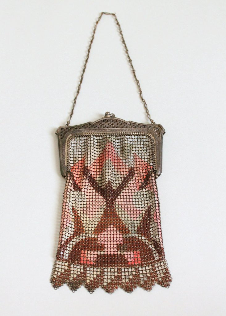Vintage 1920s Whiting & Davis Mesh Flapper Purse
