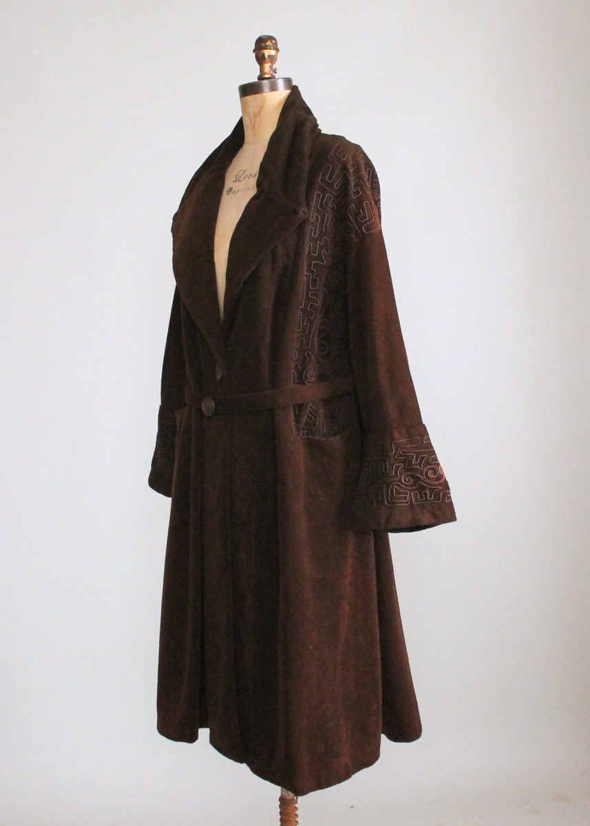 vintage velourscoat
