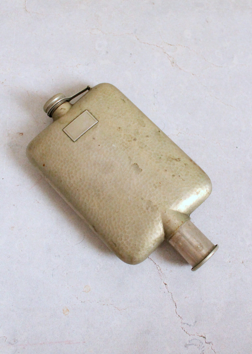 Vintage 1920s KapKup Flask and Shot Cup