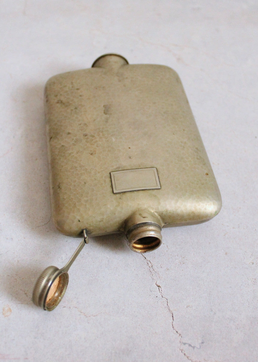 Vintage 1920s KapKup Flask and Shot Cup