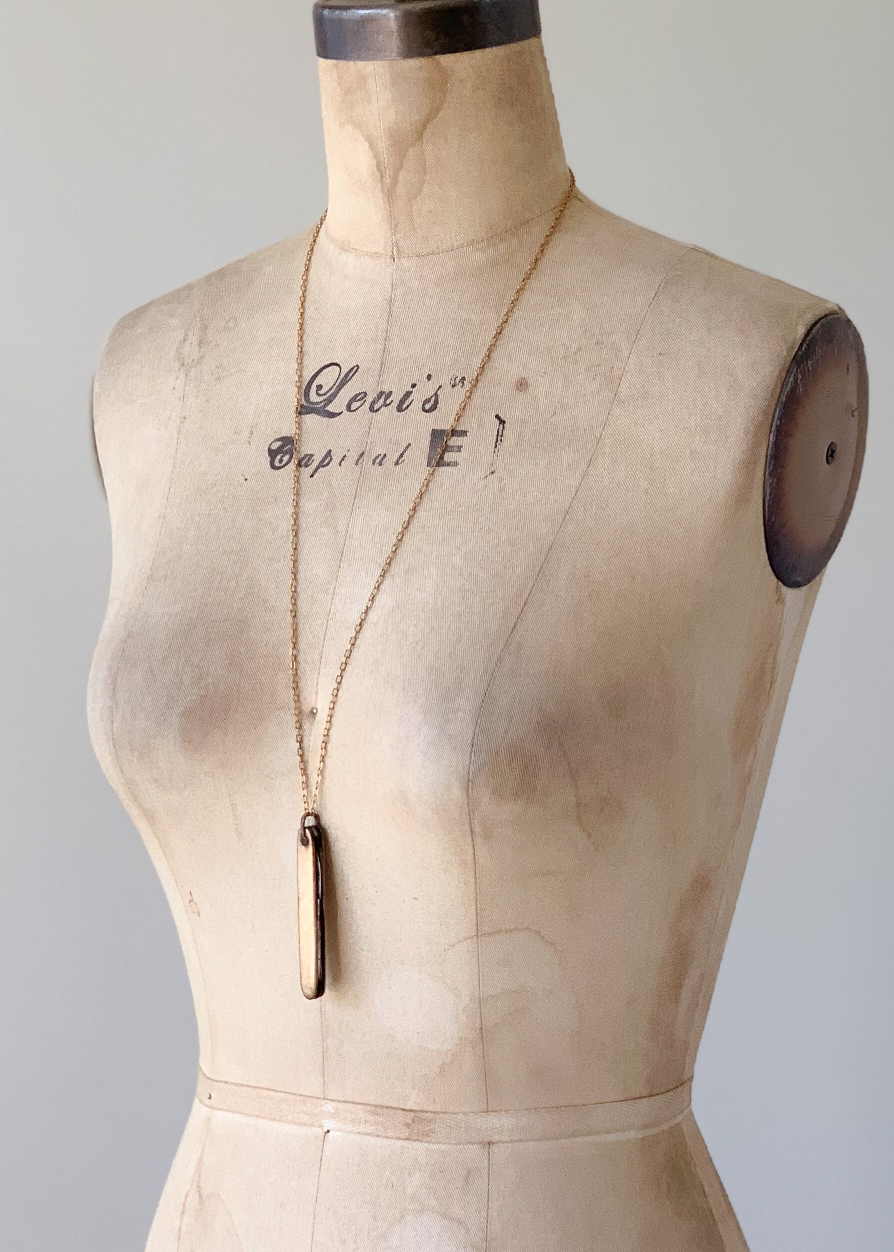 Vintage 1920s Pocket Knife Necklace