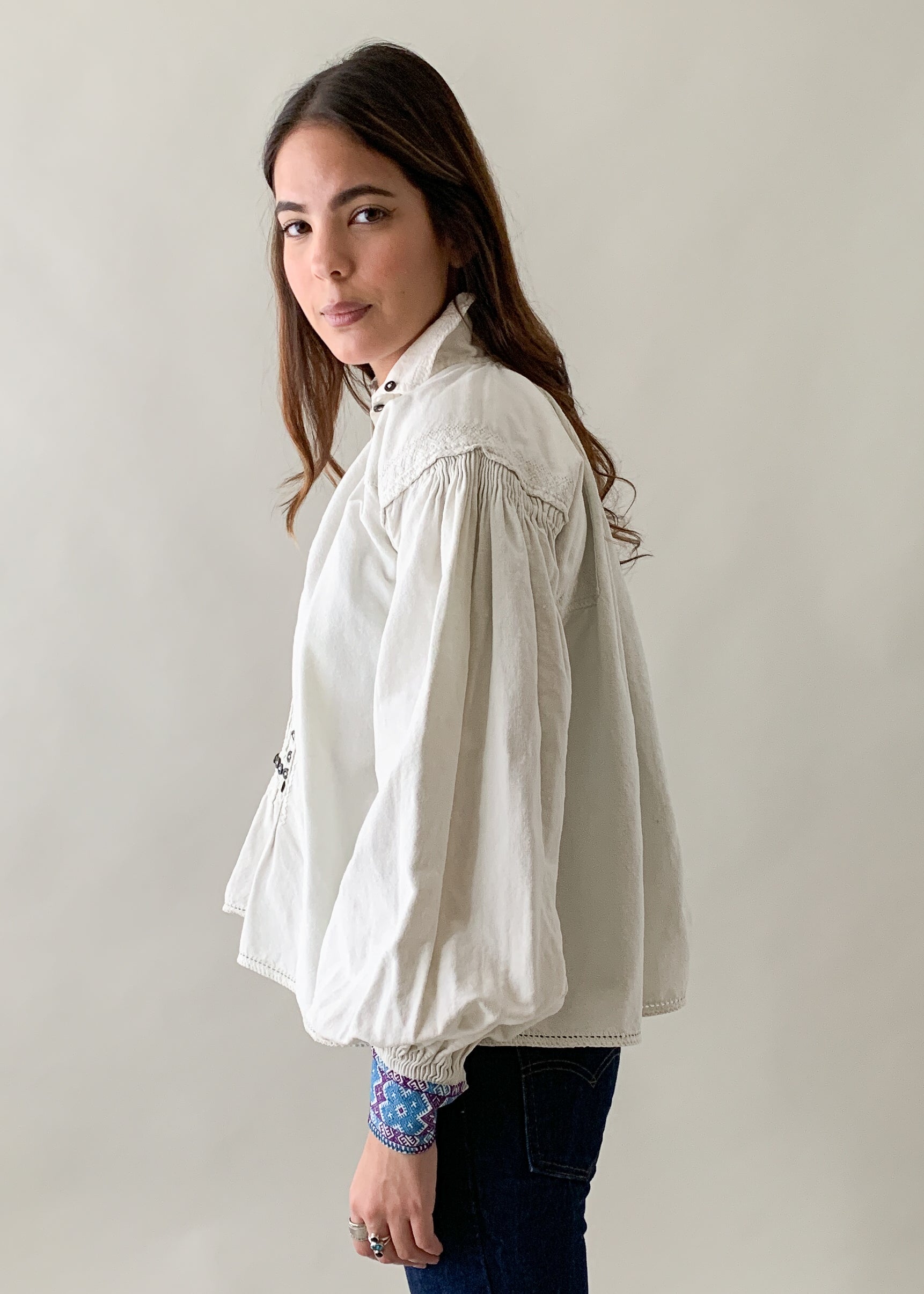 Vintage 1930s Hungarian Cotton Top