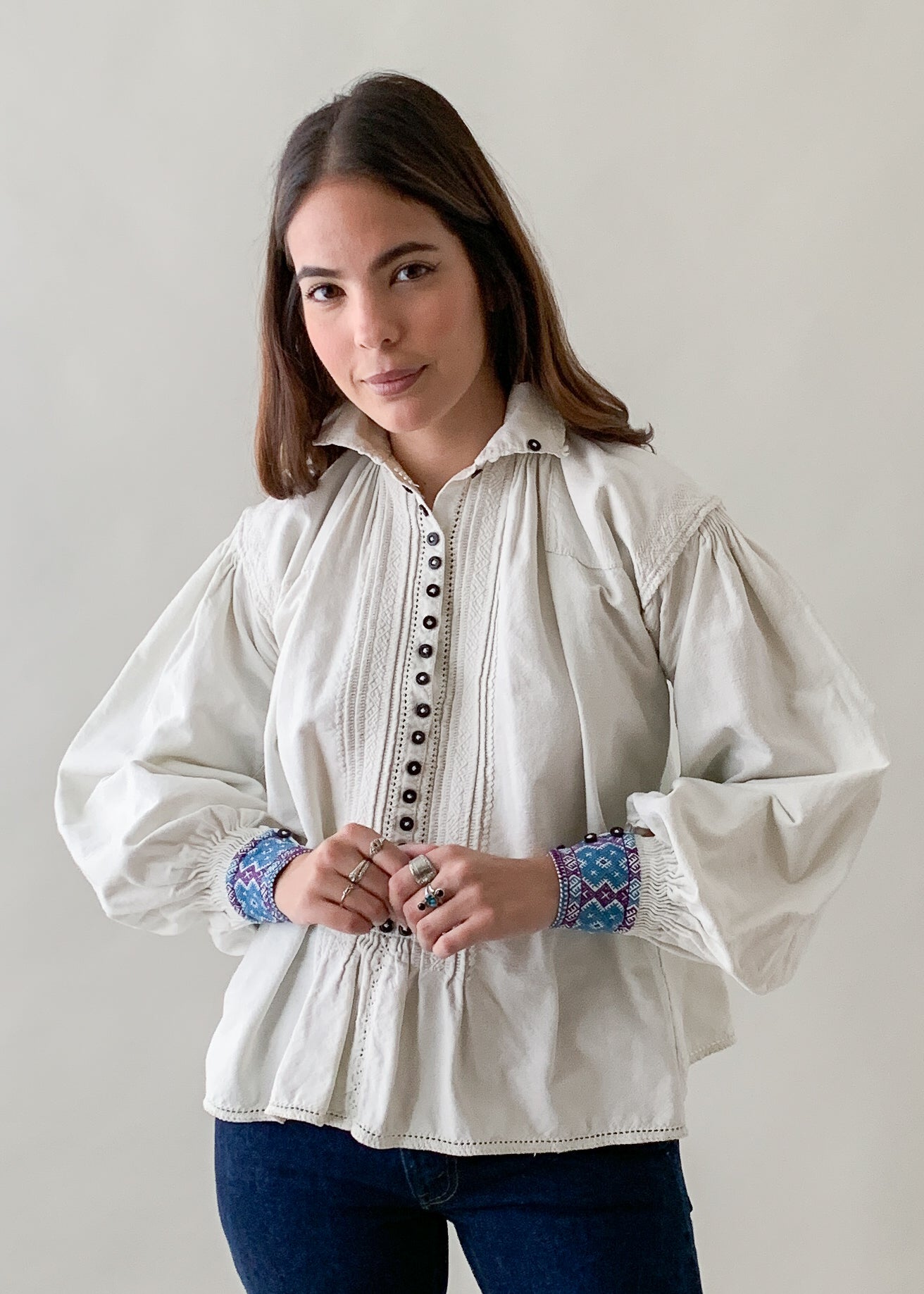 Vintage 1930s Hungarian Cotton Top