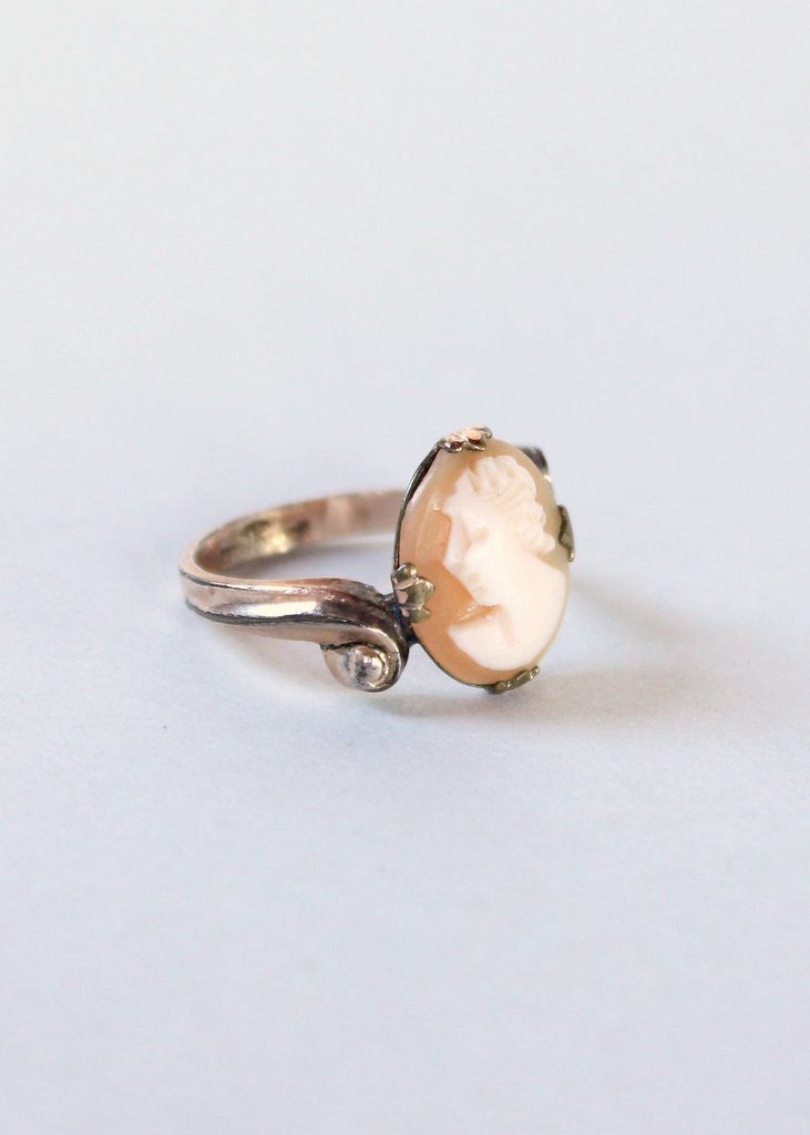 Vintage 1930s Clark & Coombs Cameo Ring
