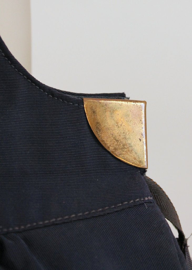 Vintage 1930s Art Deco Navy Faille Purse