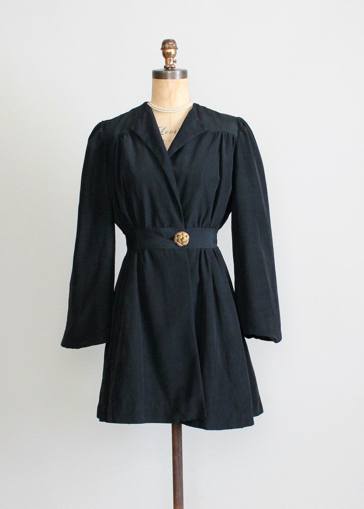 Vintage 1930s Princess Cut Coat
