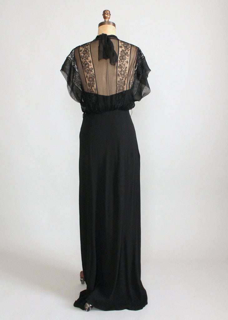 1930s formal dresses Velvet Evening Dress Finish Polyester The Most Beautiful 1930s-Inspired Dress