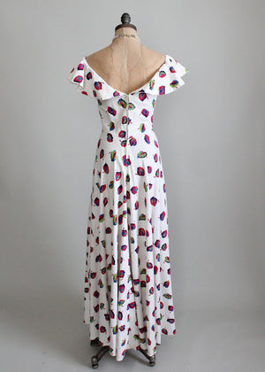 1930s cotton pique dress