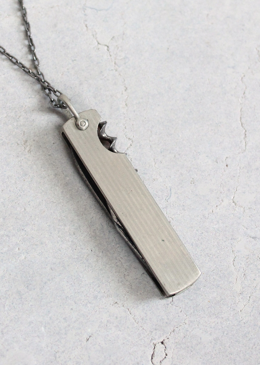 Vintage 1930s Always Prepared Pocket Knife Necklace