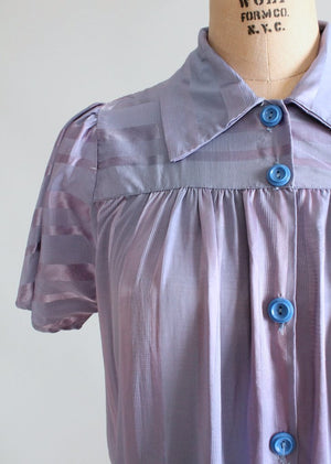 Vintage 1930s Lavender Silk Pajamas