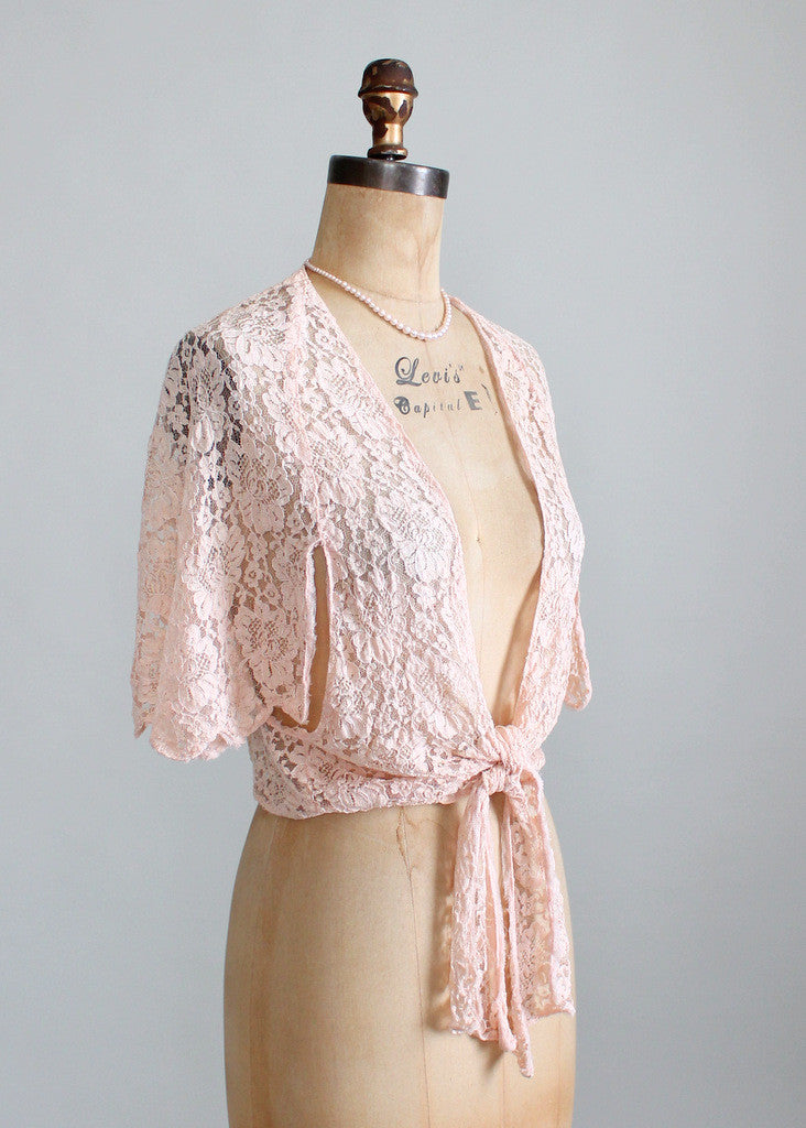 1930s Lace Dress Jacket