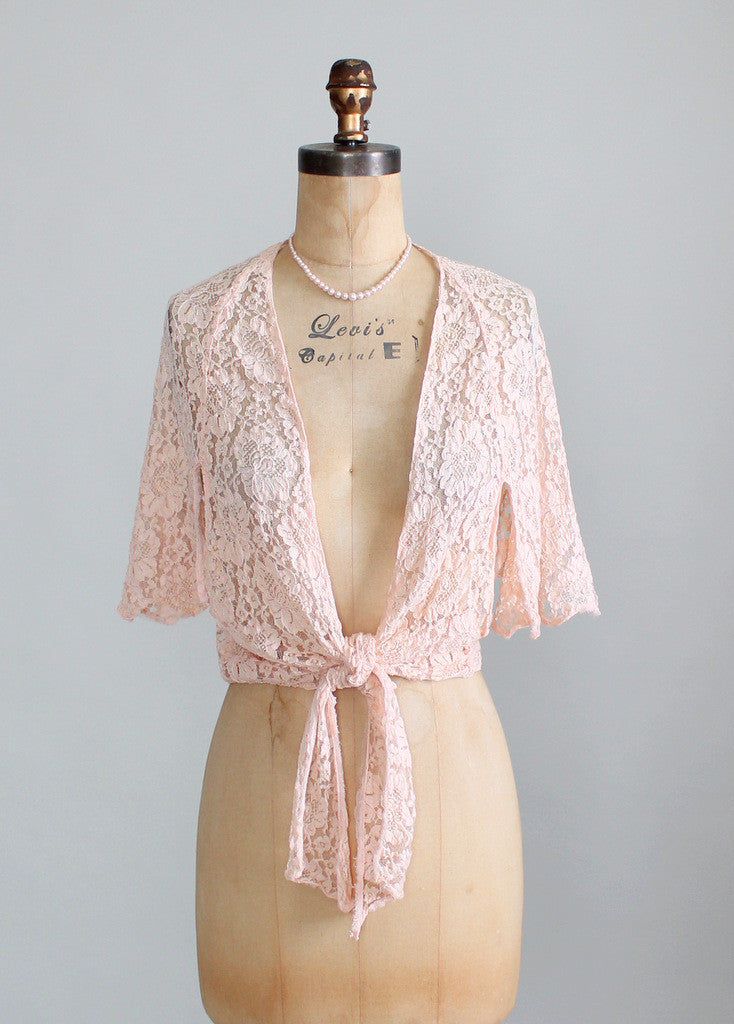 1930s Lace Dress Jacket