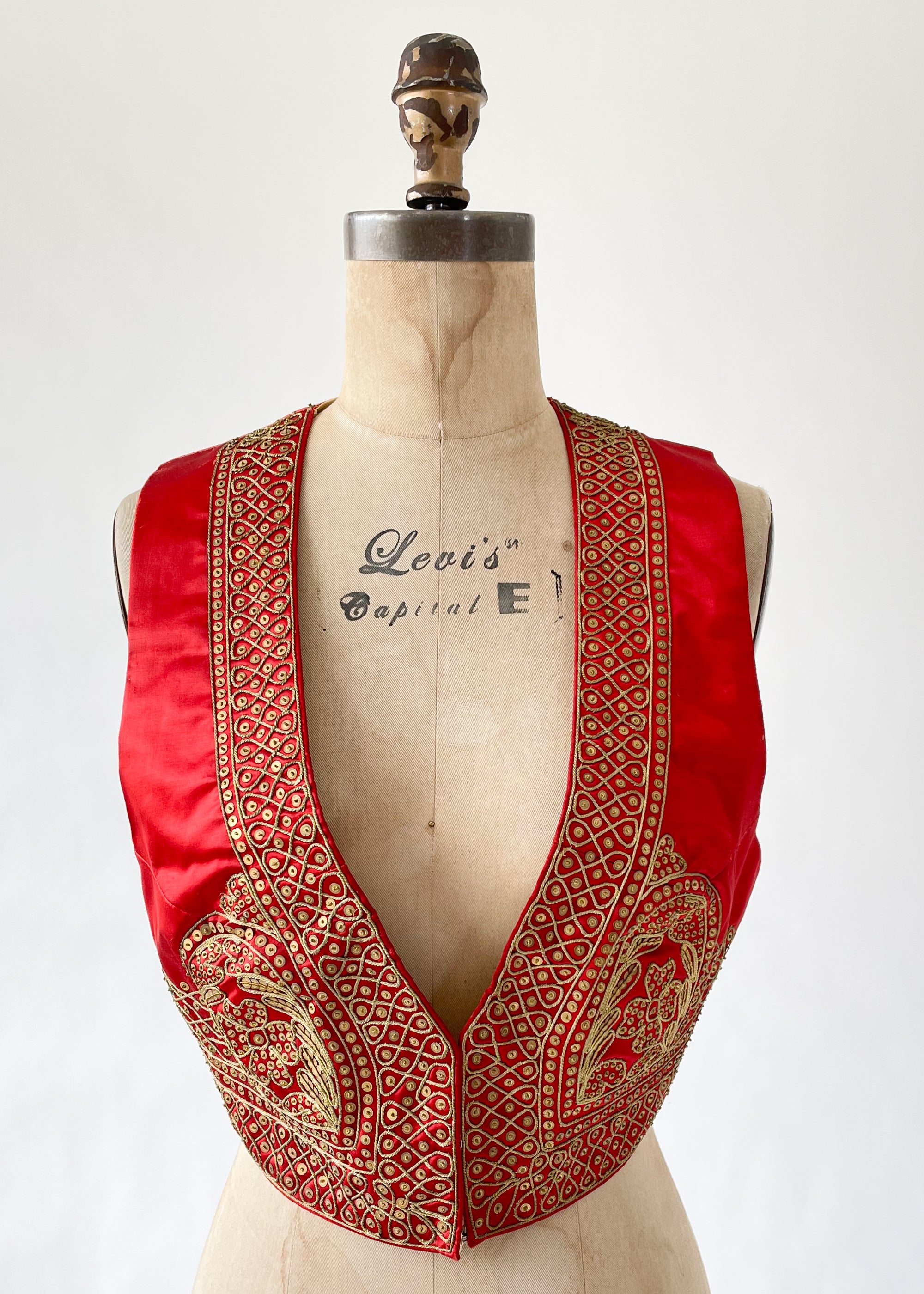 Vintage 1920s Matador Style Beaded Vest